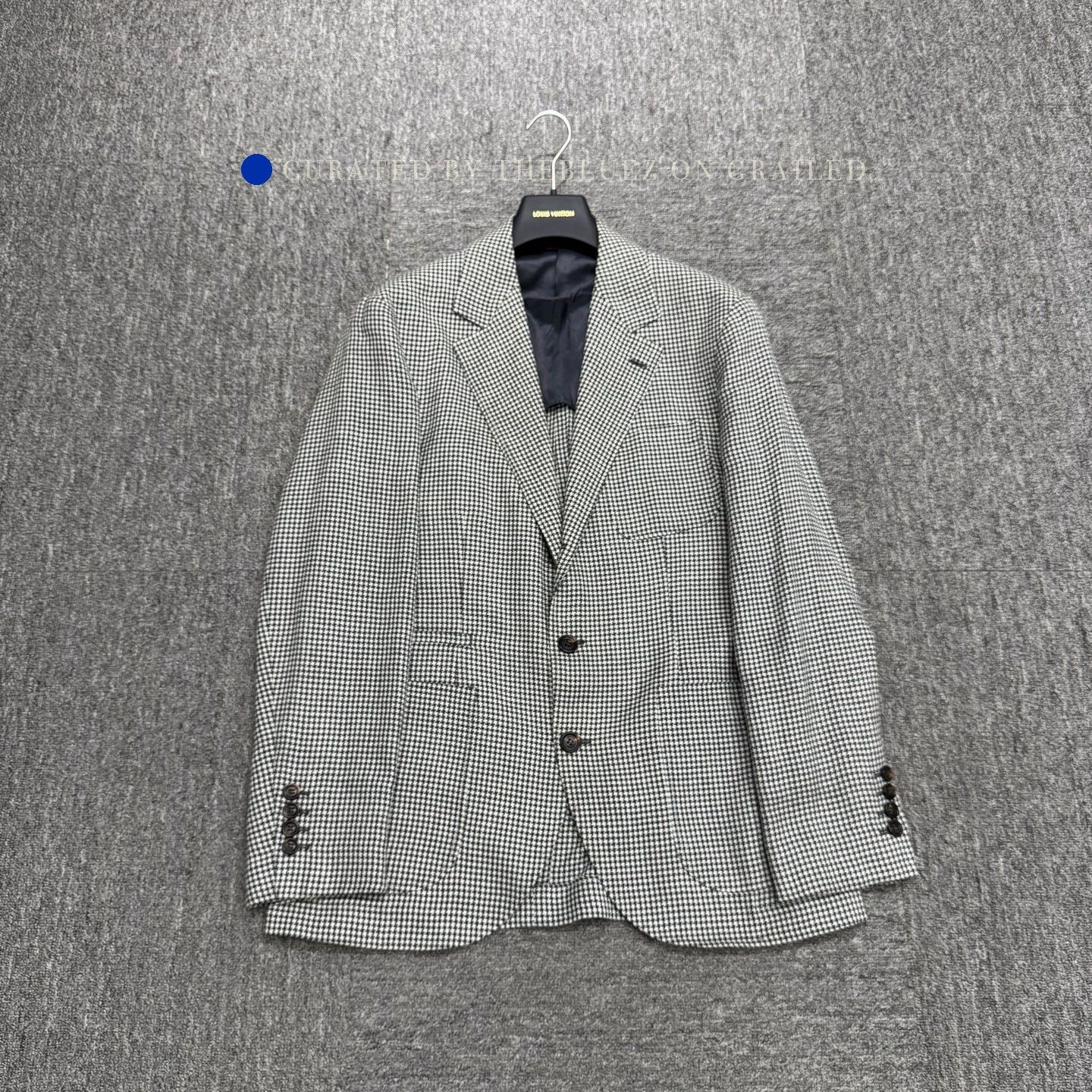 Brunello Cucinelli Stylish Gray Plaid Linen-Wool Blazer Size US M / EU 48-50 / 2 - 1 Thumbnail