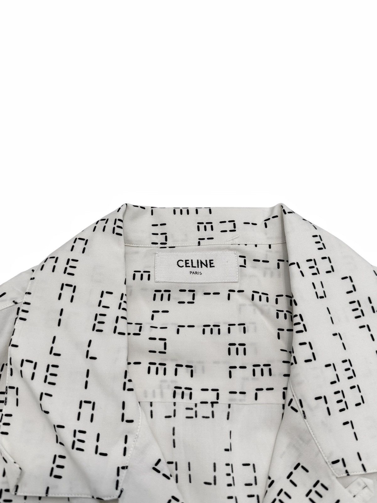 Celine Digital Clock Viscose Shirt Size US M / EU 48-50 / 2 - 4 Thumbnail