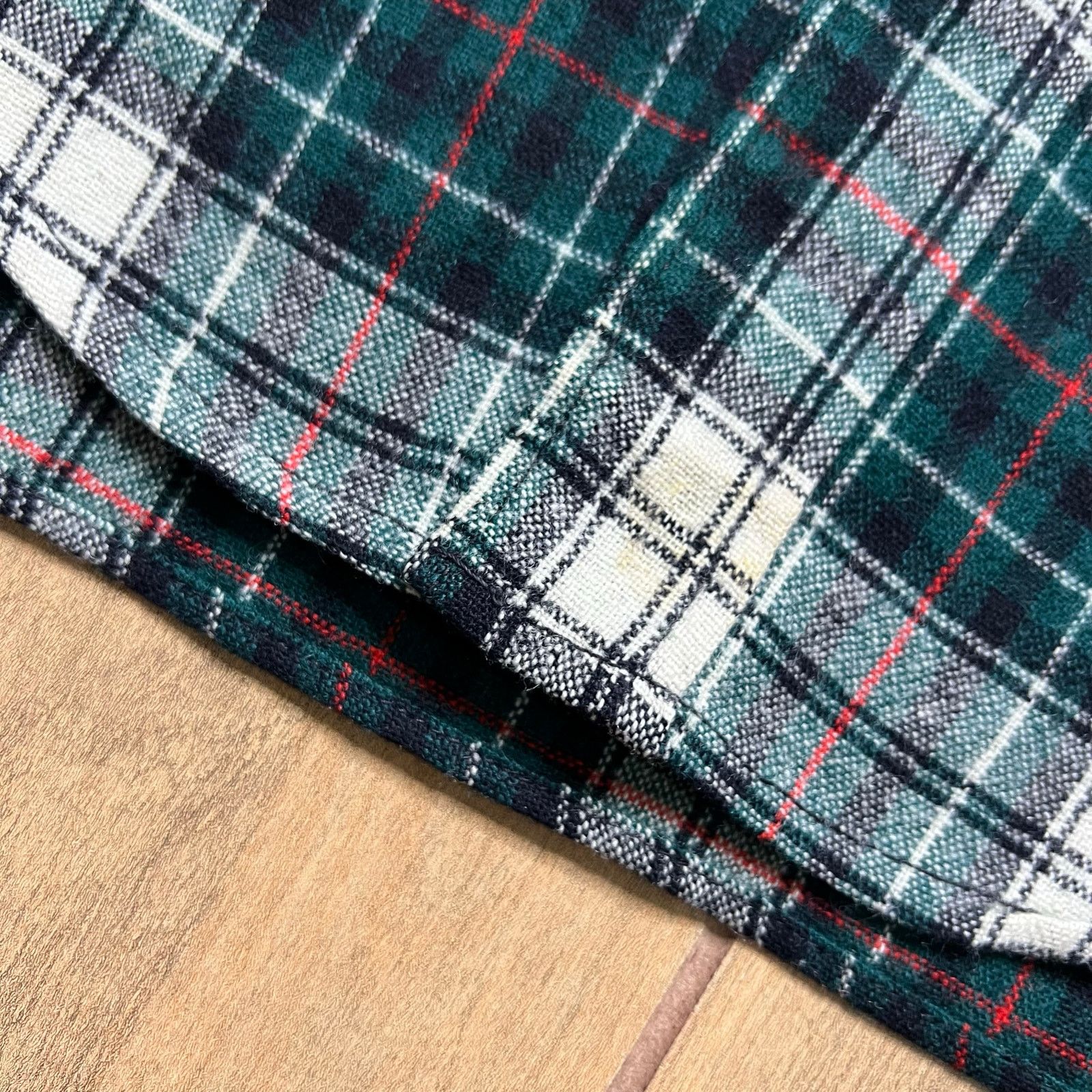 Woolrich Woolen Mills Woolrich Plaid Wool Shirt Flannel Mens Medium Green Lined Size US M / EU 48-50 / 2 - 9 Thumbnail