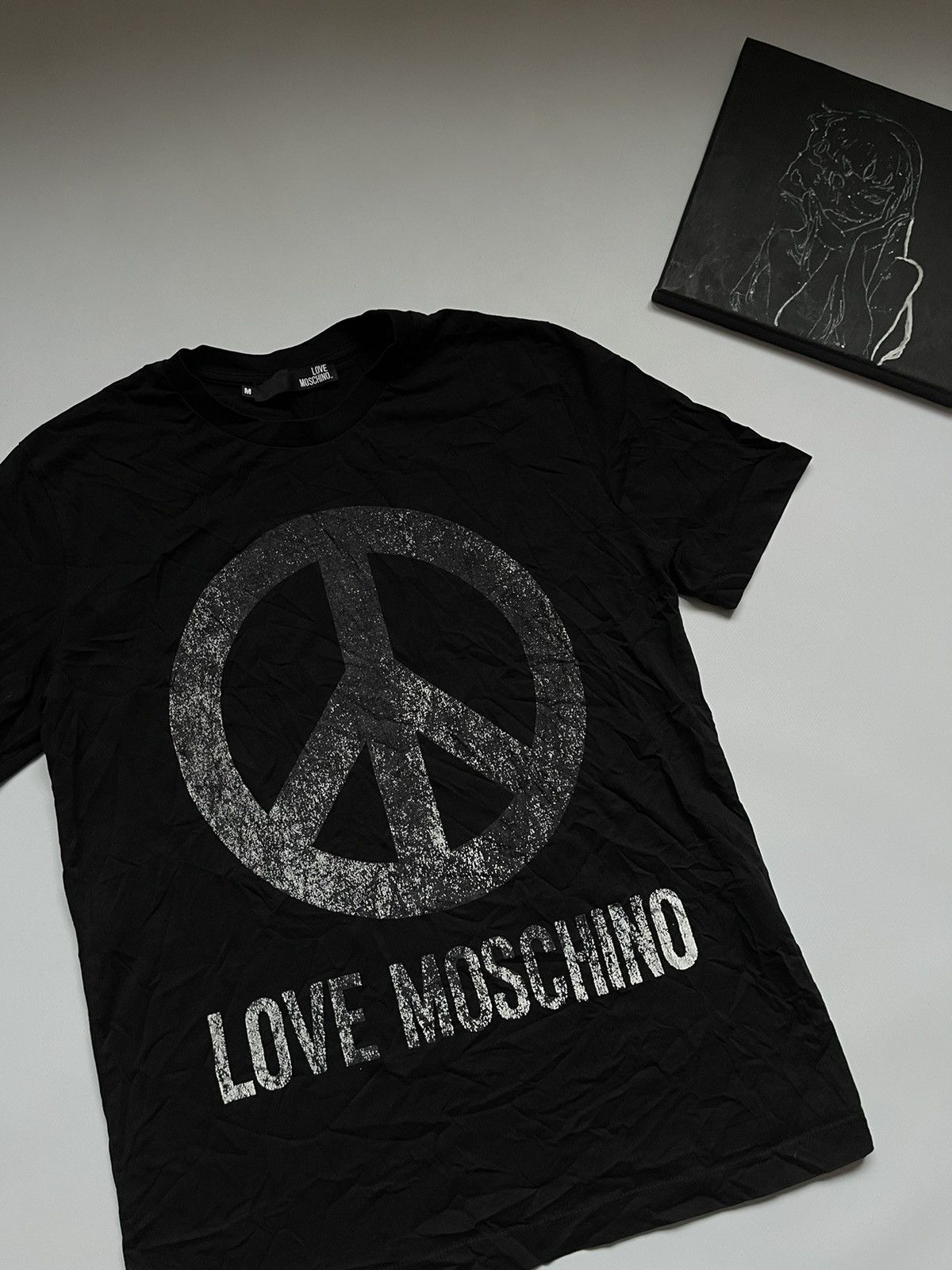 Moschino Moschino T-Shirt Big Logo Rare Size US M / EU 48-50 / 2 - 3 Thumbnail