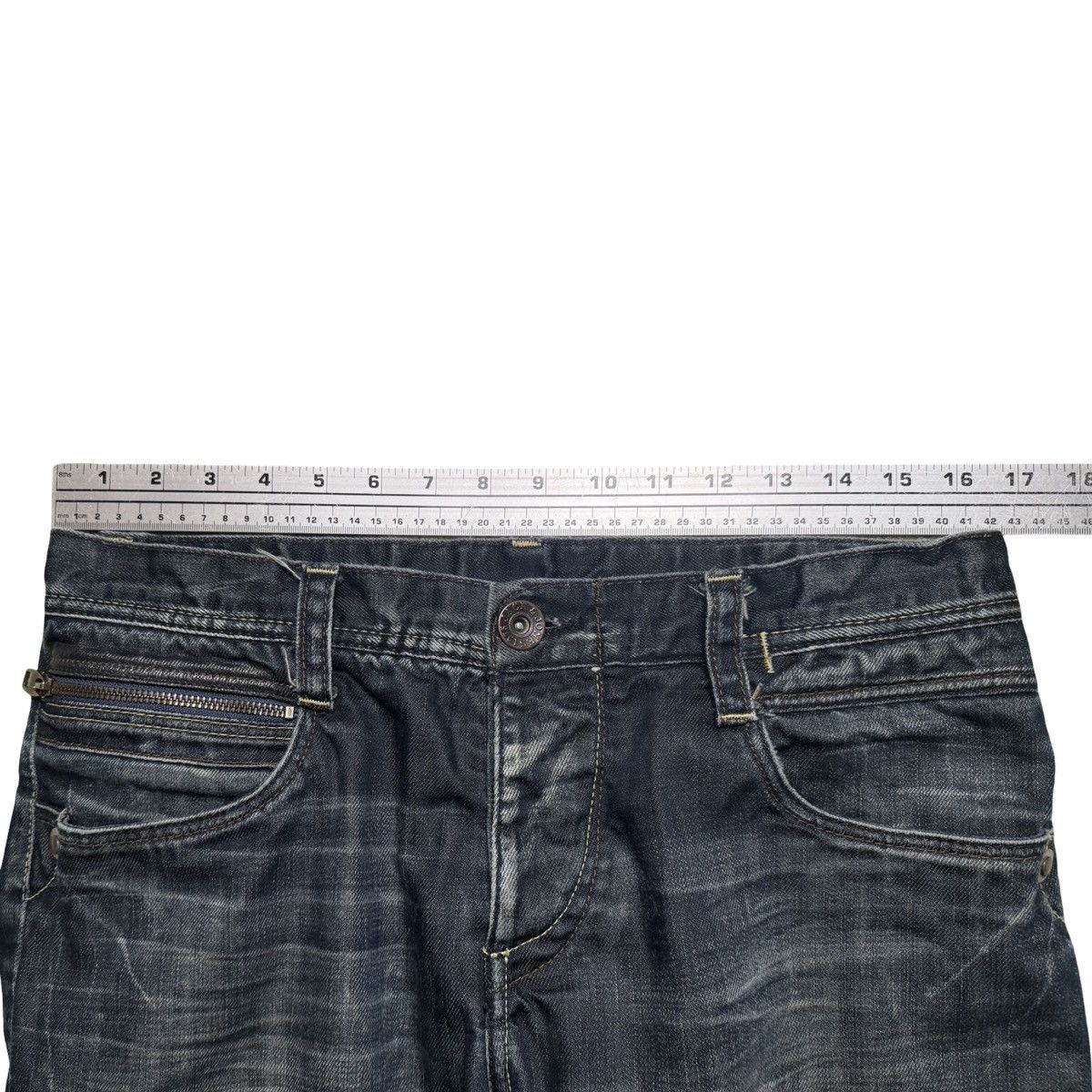 Vintage Jack & Jones Dark Wash Bootcut Denim Jeans Low Rise 34 X 30 Size US 34 / EU 50 - 4 Thumbnail