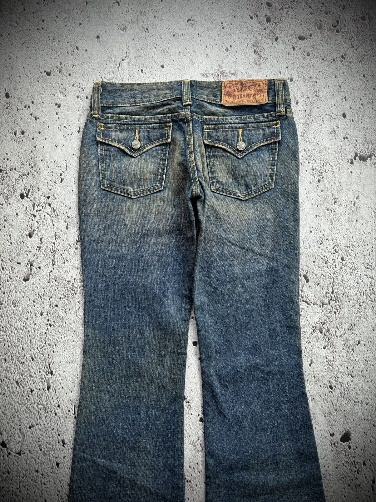 Tornado Mart 2000's Flare Moussy Denim Jeans Size US 29 - 3 Thumbnail