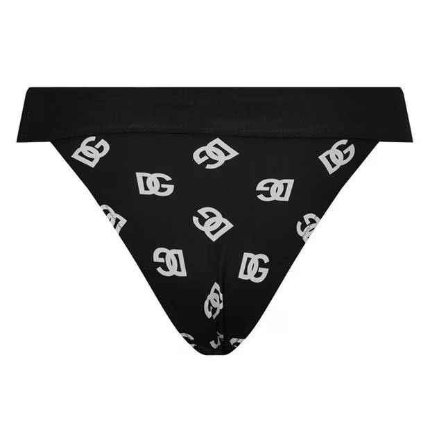 Dolce & Gabbana o1g2r1mq1024 Size: XS / Dg Logo Bikini in Nero & White Size ONE SIZE - 5 Thumbnail