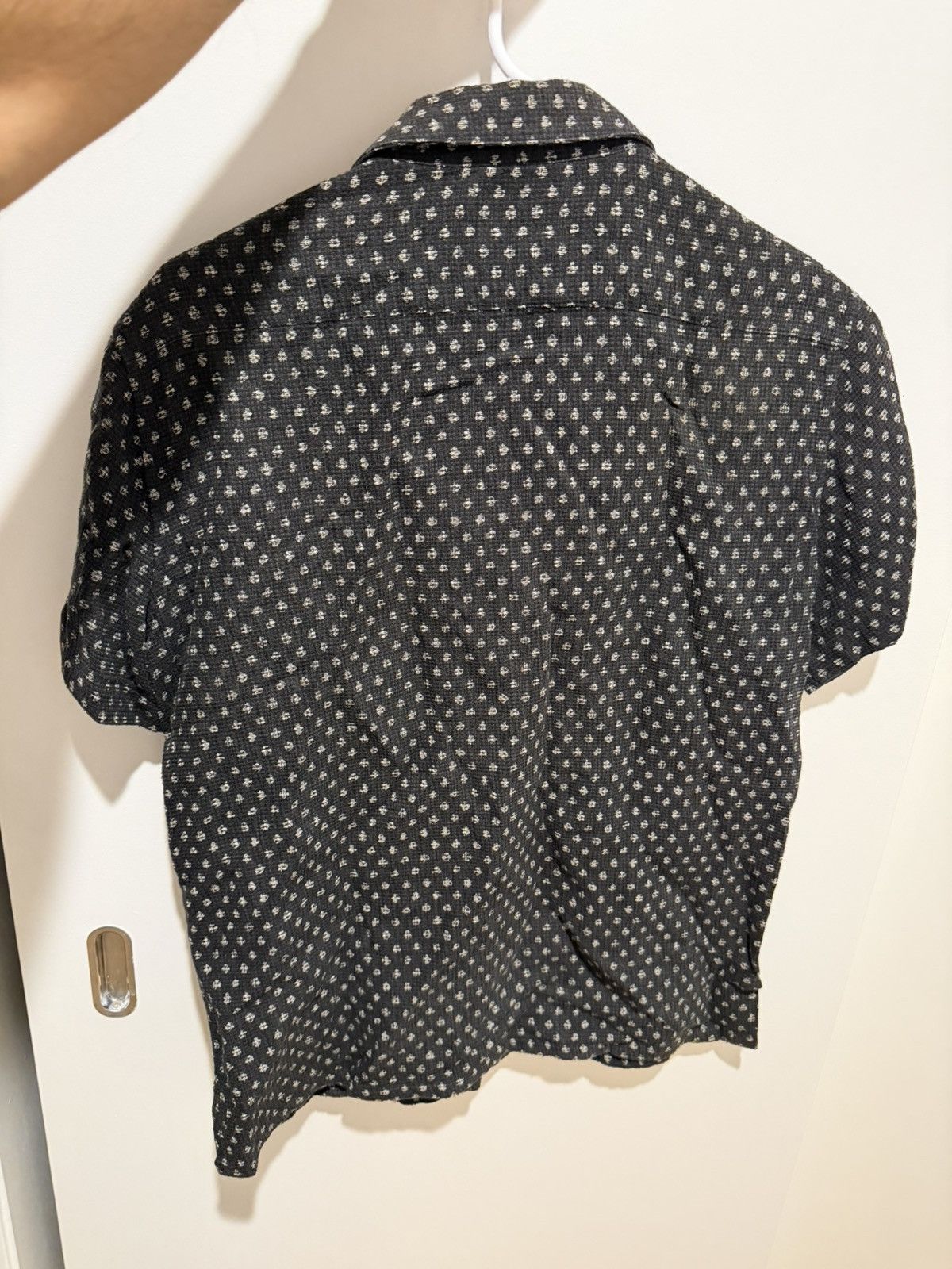 Simon Miller Simon Miller Textured Short-Sleeve Button-Up – Size S Size US XS / EU 42 / 0 - 2 Thumbnail