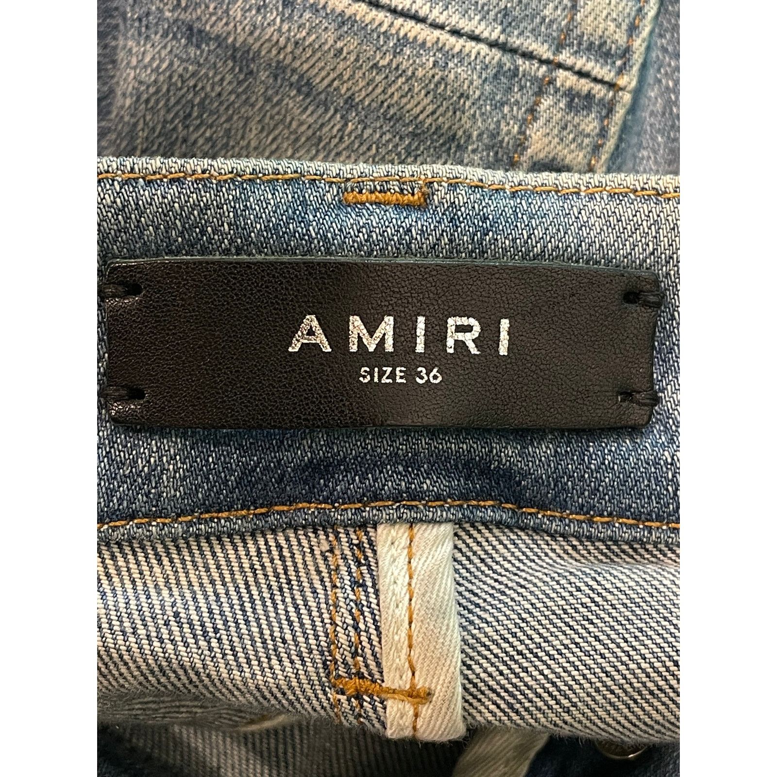 Amiri Amiri Thrasher Light Wash Plain Blue Jeans Size US 36 / EU 52 - 5 Thumbnail