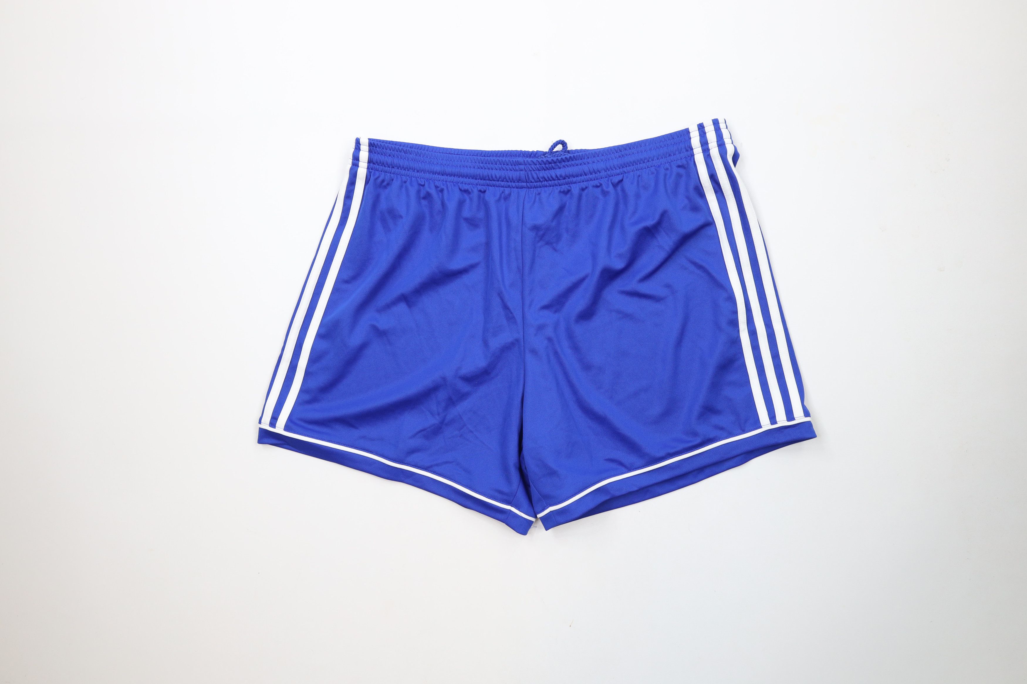 Adidas × Vintage Vintage Adidas Striped Running Jogging Soccer Shorts Blue Size 34" / US 12 / IT 48 - 1 Thumbnail
