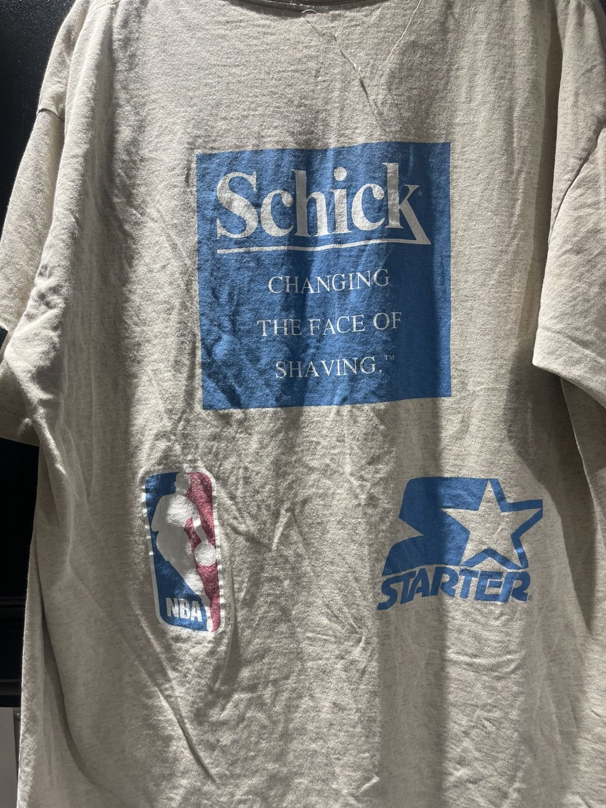 Vintage Vintage 1995 Starter x Schick “Super Hoops” shirt sz XL Size US XL / EU 56 / 4 - 7 Thumbnail
