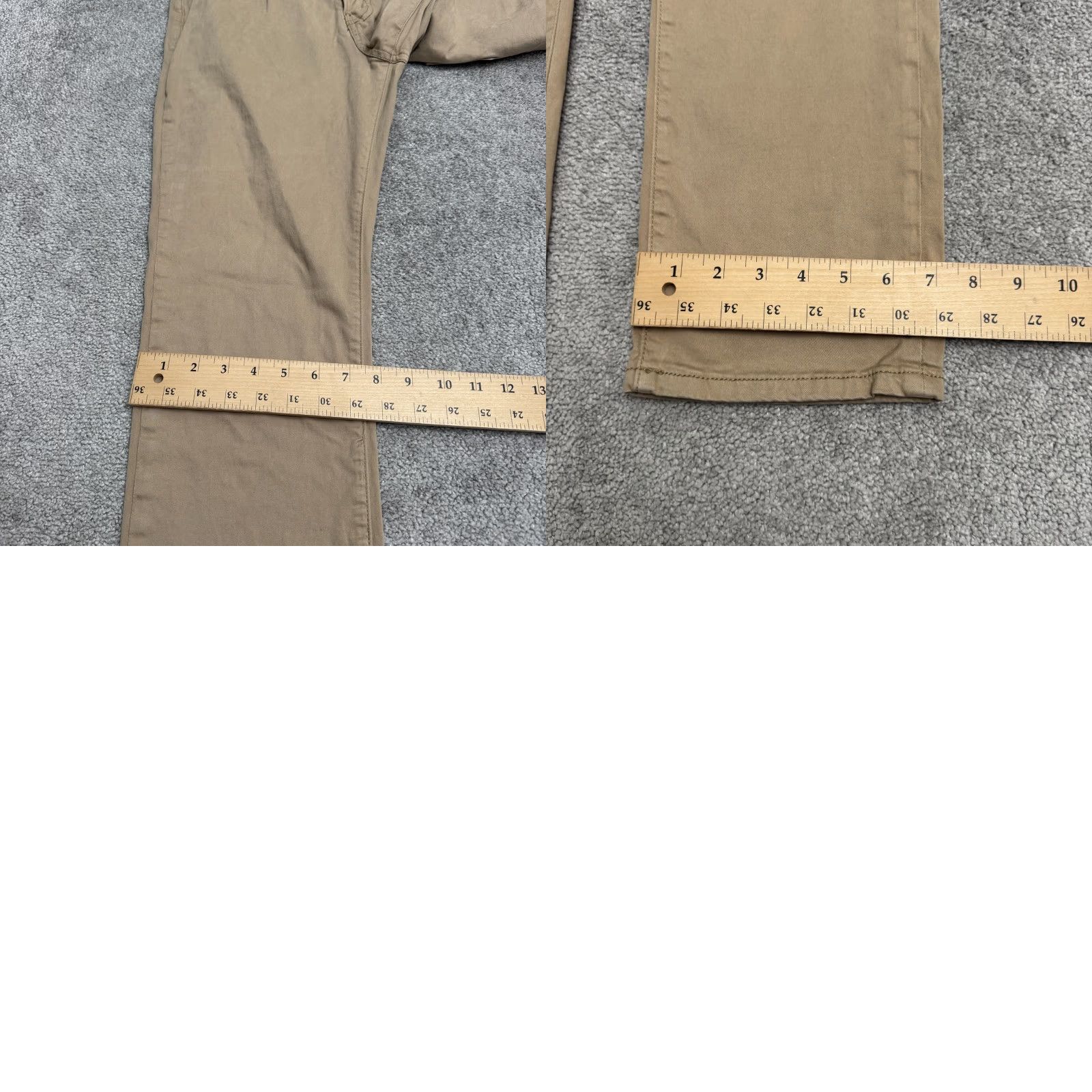 Lucky Brand Lucky Brand 223 Straight Leg Chino Pants Mens 31x32 Brown Cotton Classic Casual Workwear Trending 00s Mens Size US 31 - 10 Thumbnail