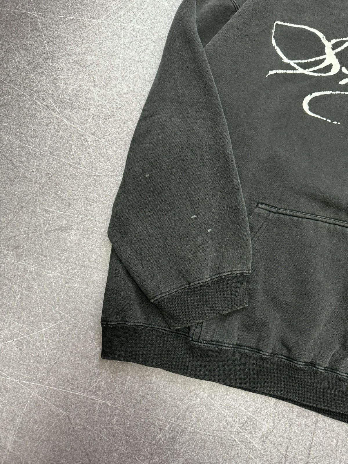 Shorty's Skateboards Shorty’s Skateboard Thrashed Faded Black Logo Hoodie Vintage Size US XL / EU 56 / 4 - 6 Thumbnail