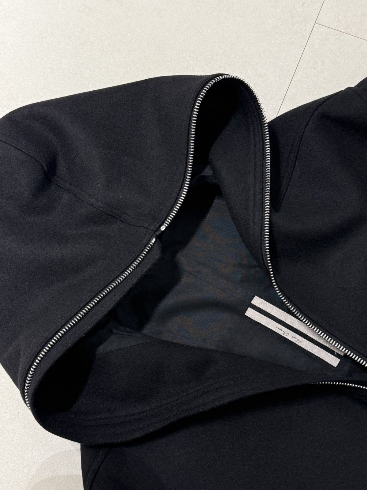 Rick Owens Rick Owens Black Concordians Virgin Wool Mac Coat Size US M / EU 48-50 / 2 - 12 Thumbnail