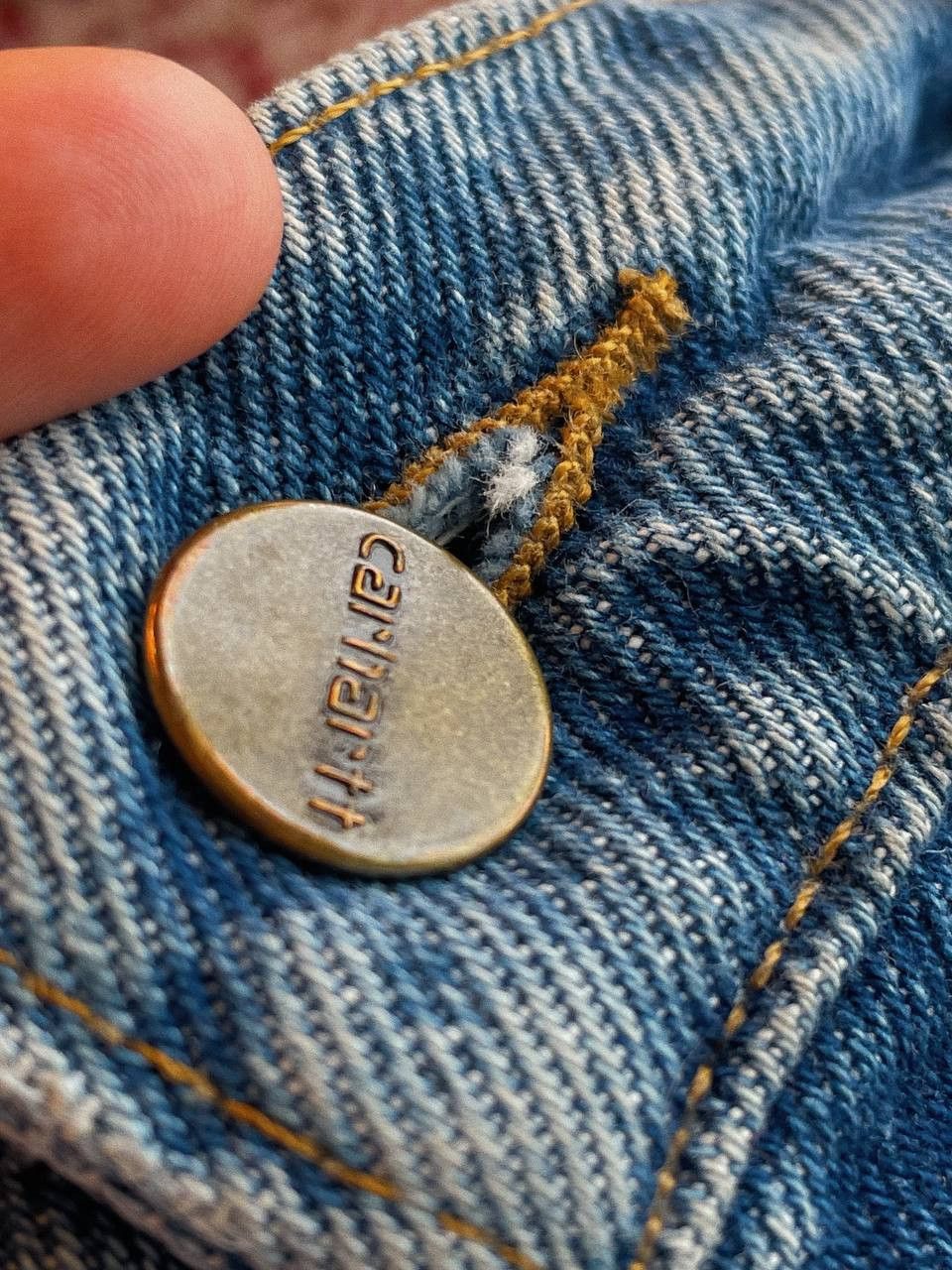 Carhartt Carhartt Jeans Blue Workwear Distressed Faded Big Size Size US 44 / EU 60 - 8 Thumbnail
