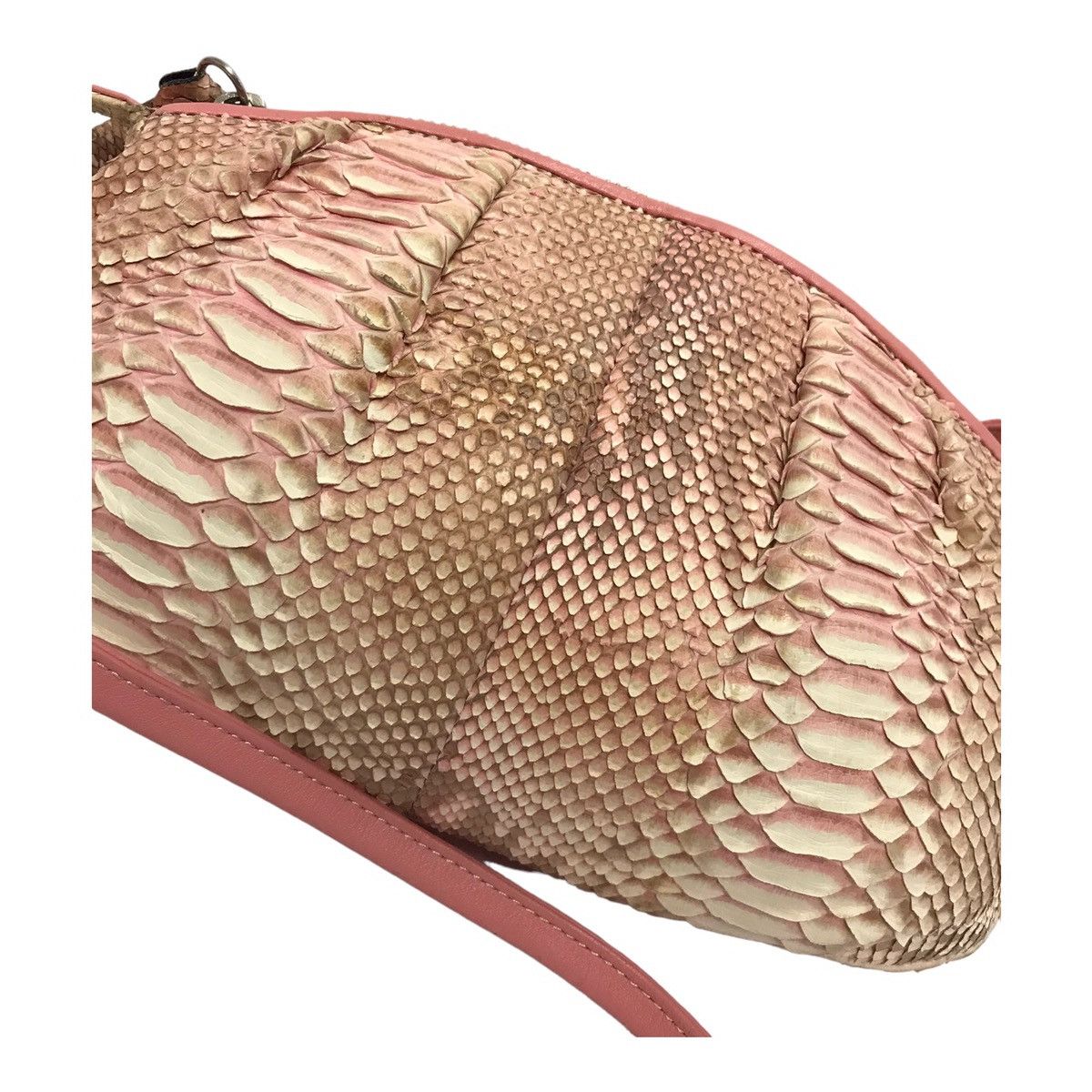 Hysteric Glamour × If Six Was Nine × Japanese Brand Pink Snakeskin Exotic Leather Sling Bag Size ONE SIZE - 4 Thumbnail