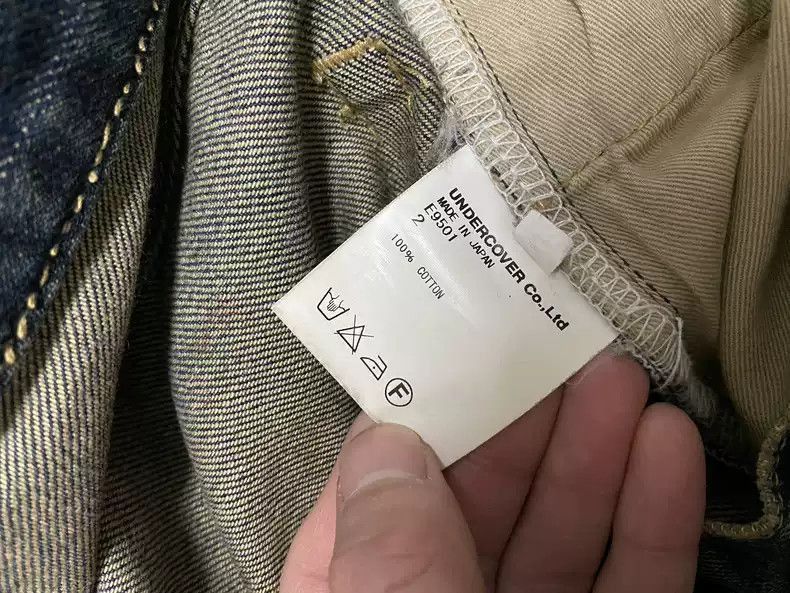 Undercover undercover 68 Blue thread of jeans Size US 32 / EU 48 - 3 Thumbnail