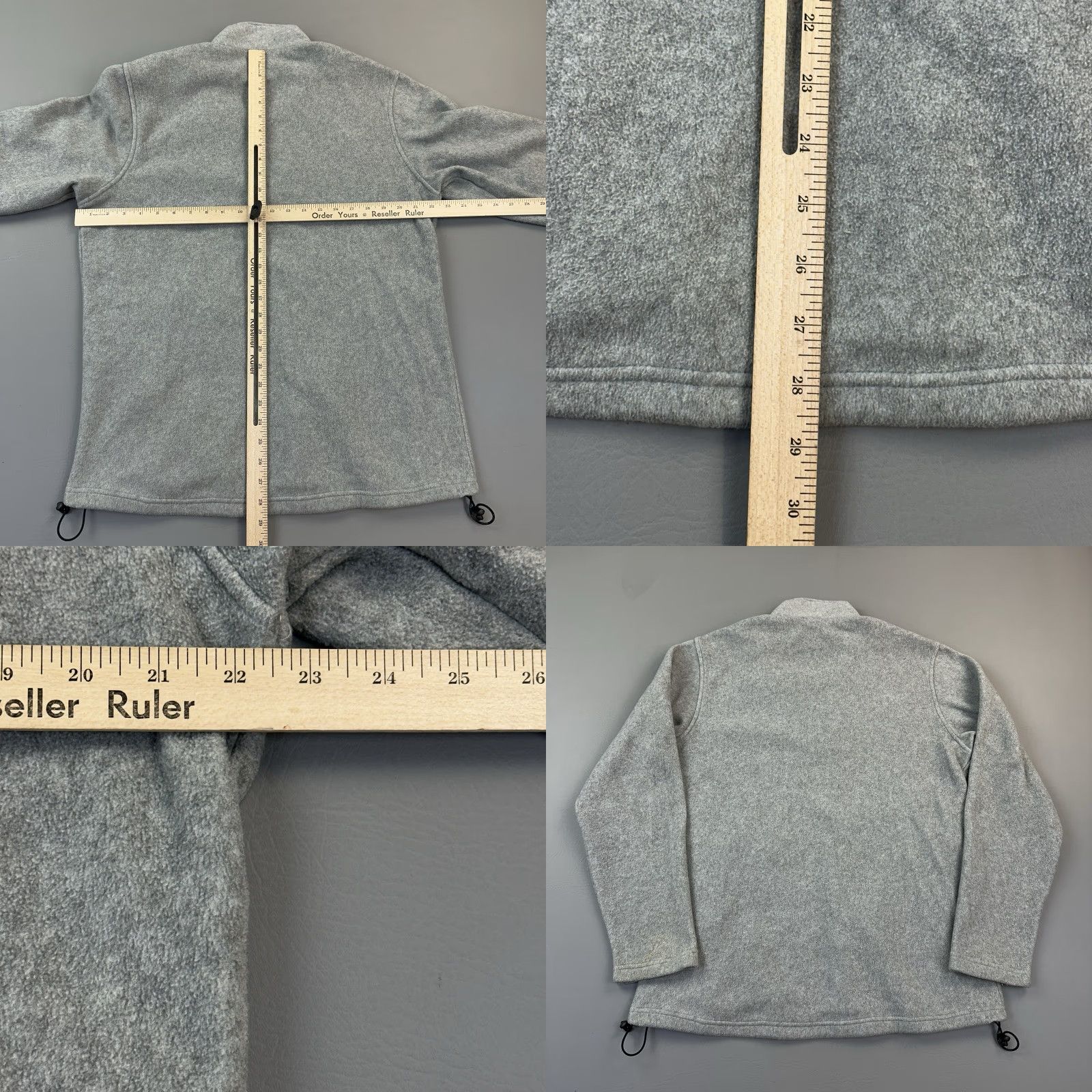 Reebok Reebok Jacket Mens Medium Gray Fleece Full Zip Athleisure Casual Jacket Size US M / EU 48-50 / 2 - 8 Thumbnail