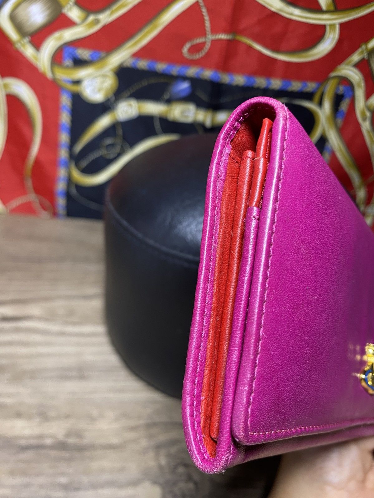 Vivienne Westwood Vivienne Westwood Nappa Leather Long Wallet Size ONE SIZE - 16 Thumbnail