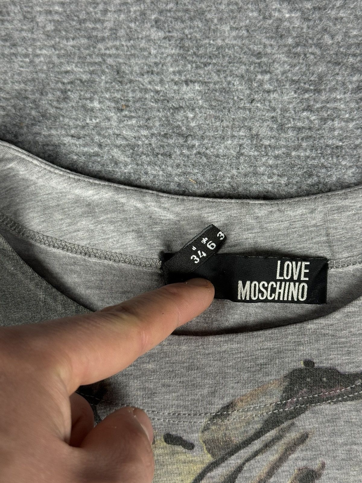 Love Moschino Love Moschino Printed tshirt Size L / US 10 / IT 46 - 7 Thumbnail