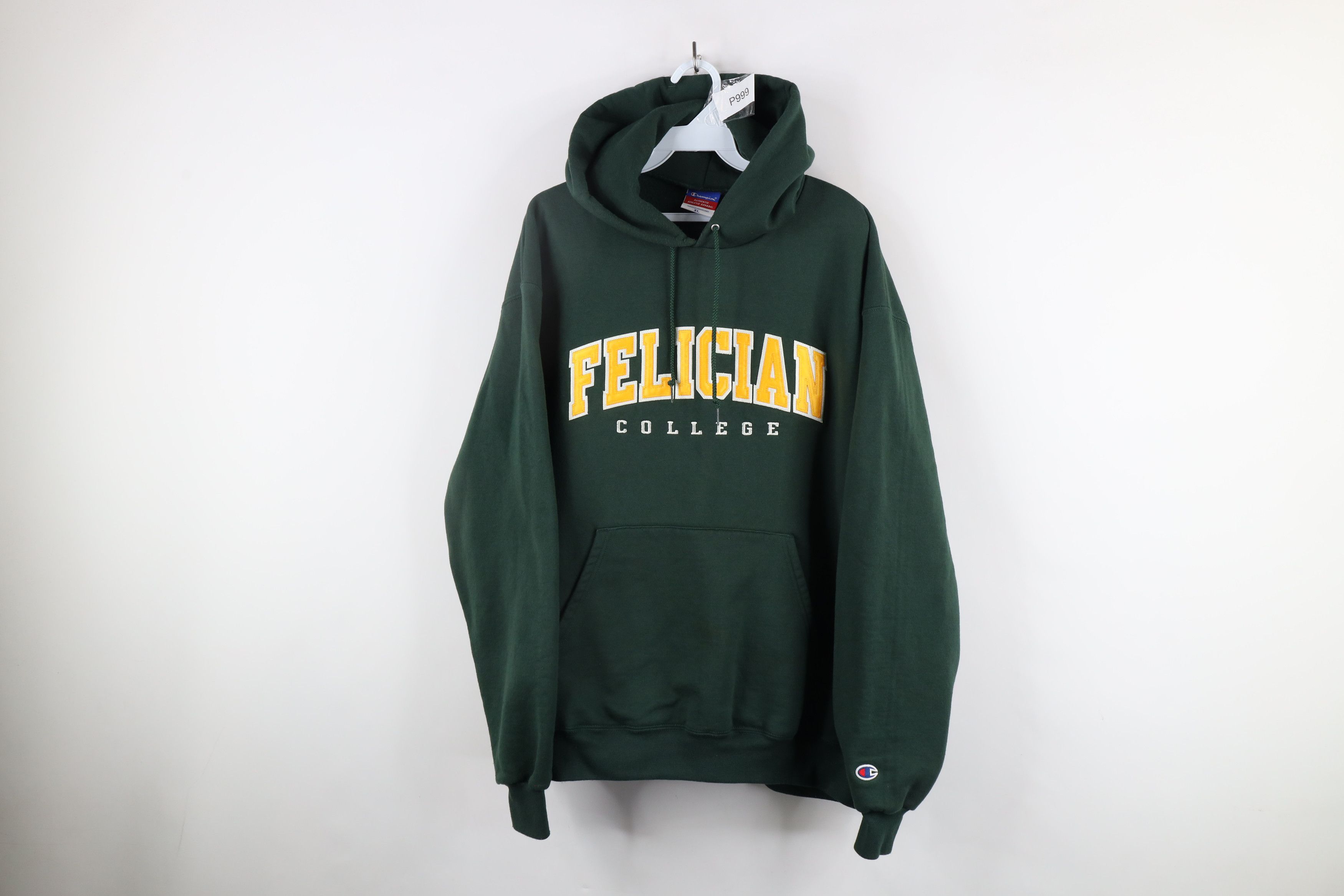 Champion × Vintage Vintage Champion Felician College Hoodie Sweatshirt Size US XL / EU 56 / 4 - 1 Thumbnail