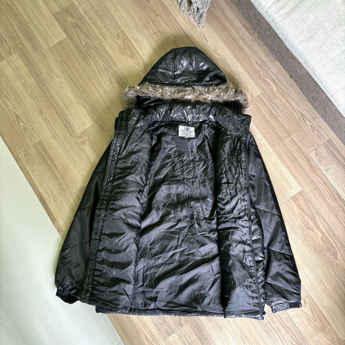 If Six Was Nine × Japanese Brand × Le Grande Bleu (L.G.B.) Body glove Fur jacket down puffer IfSixWasNine LGB Style Size US L / EU 52-54 / 3 - 4 Thumbnail