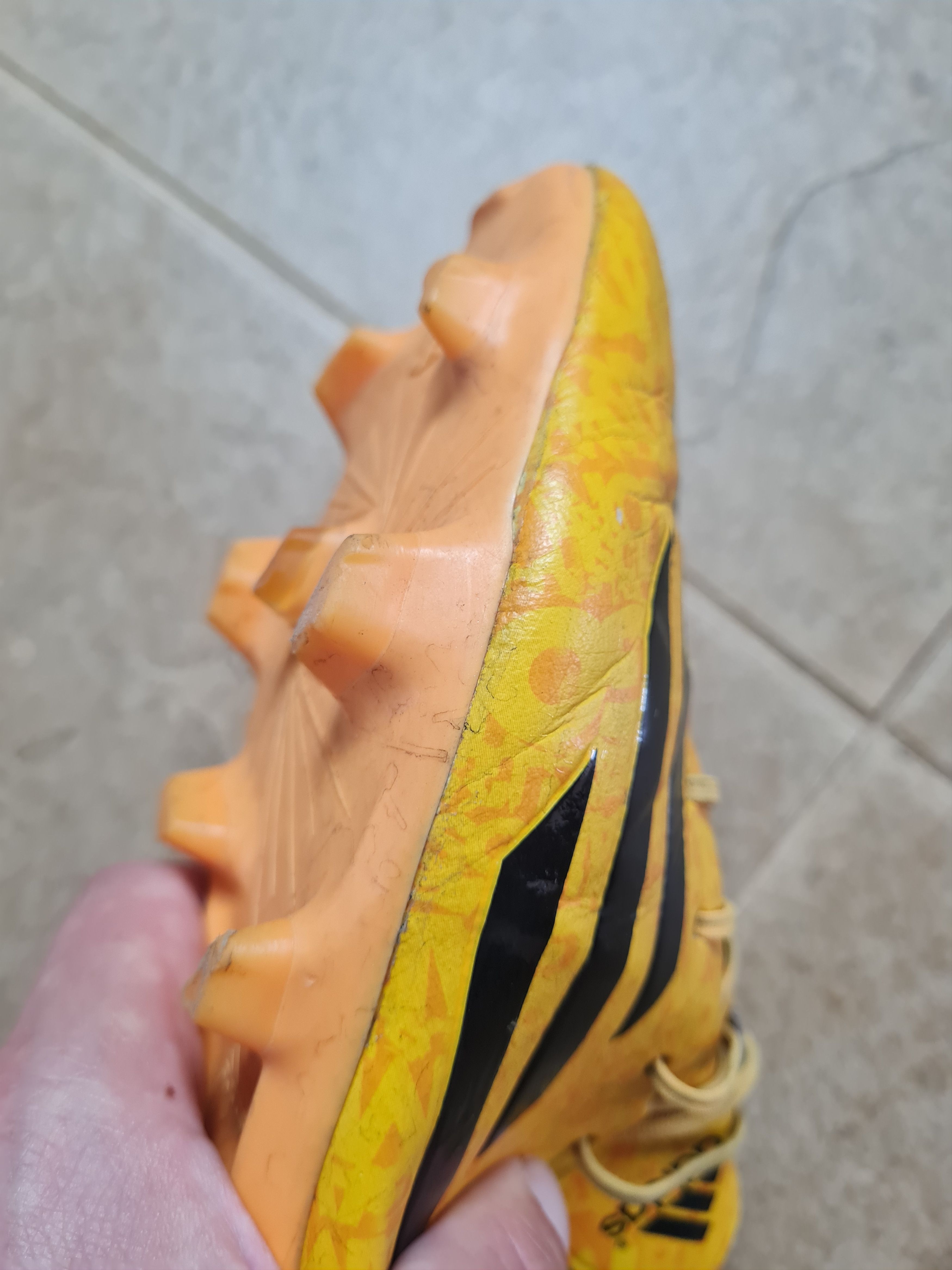 Adidas Adidas F50 adiZero TRX FG Soccer Cleats Solid Gold Messi Size US 9.5 / EU 42-43 - 20 Thumbnail