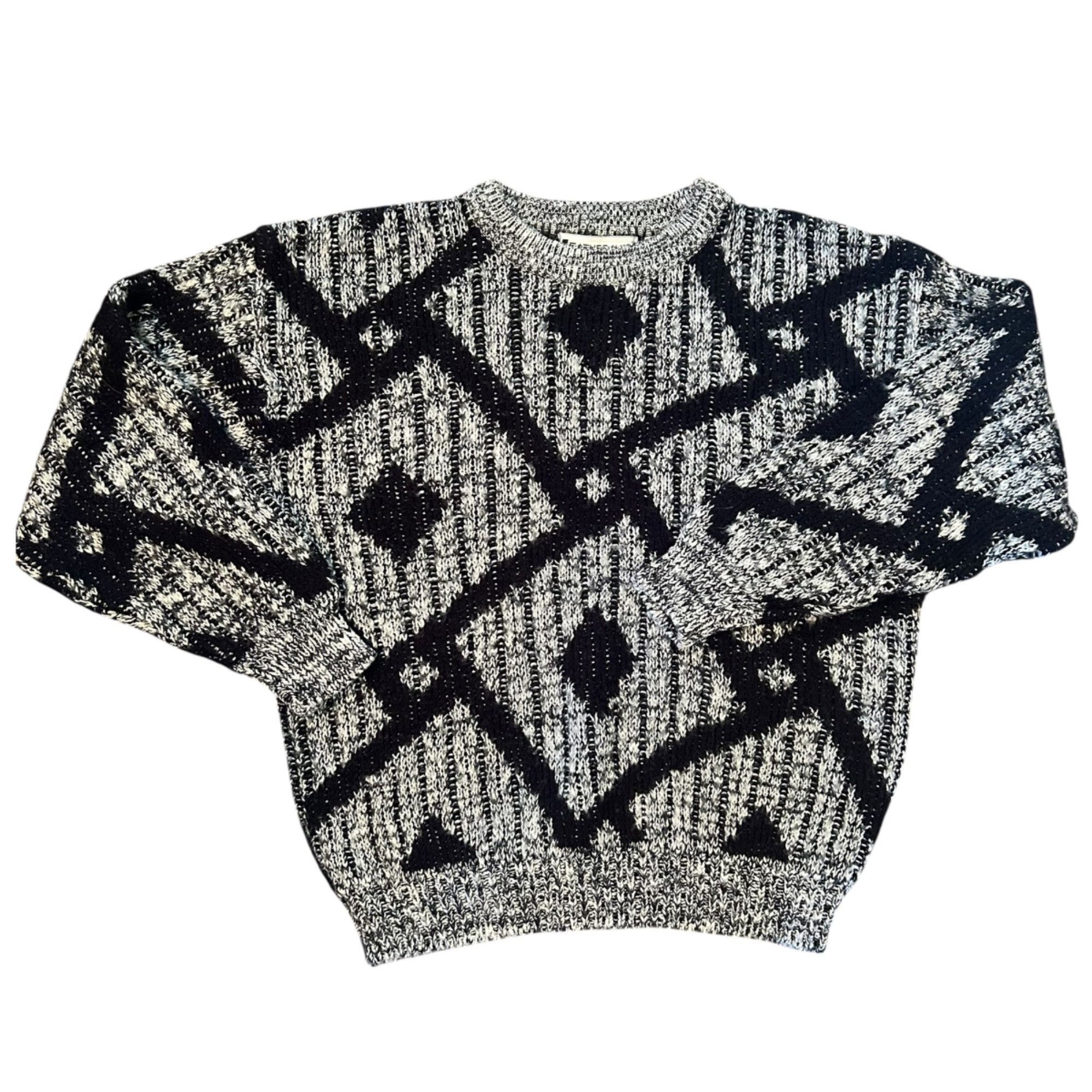 Vintage Vintage Saturdays Grandpa Grunge Dadcore Knit Sweater L Size US L / EU 52-54 / 3 - 1 Thumbnail