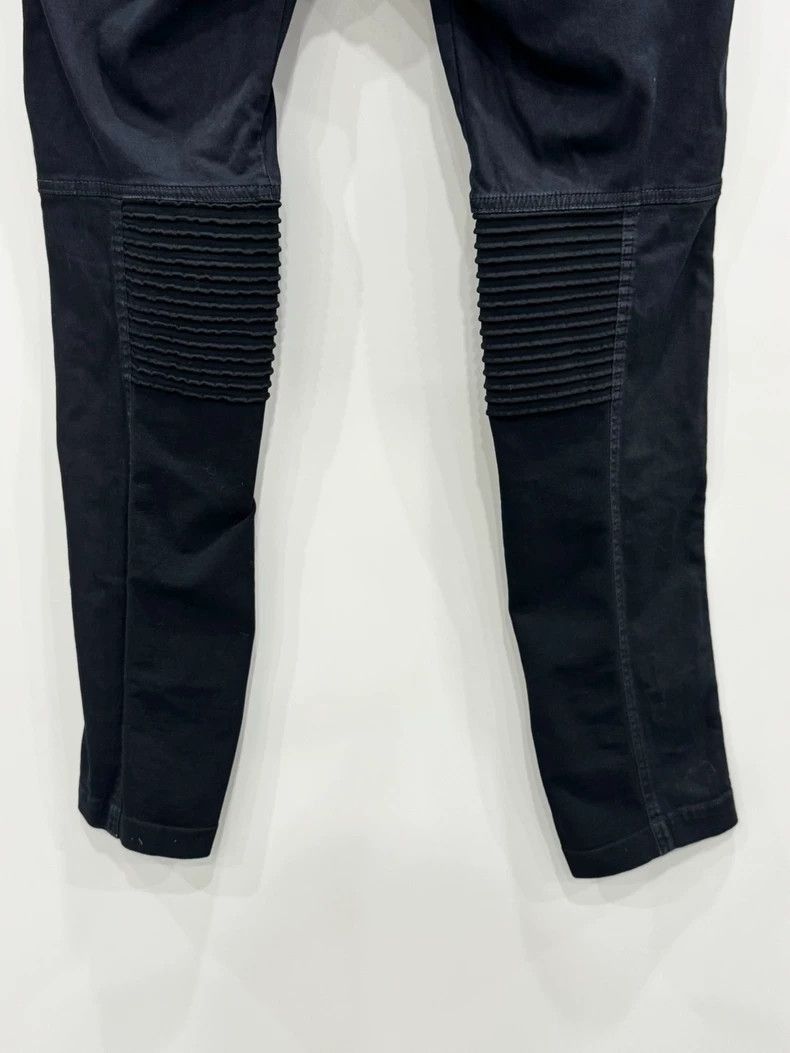 Rick Owens Rick Owens Black Motorcycle Denim Pants Size 32-2505 Size US 32 / EU 48 - 6 Thumbnail