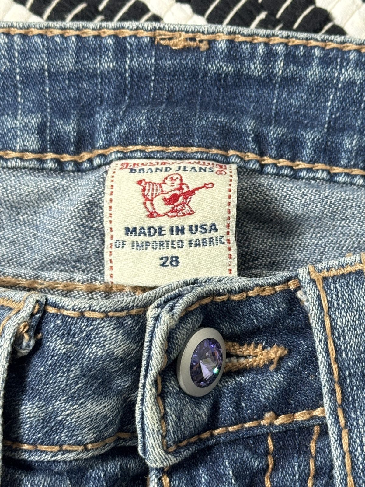 True Religion VINTAGE TRUE RELIGION 2000s JEANS Size 28" / US 6 / IT 42 - 8 Thumbnail