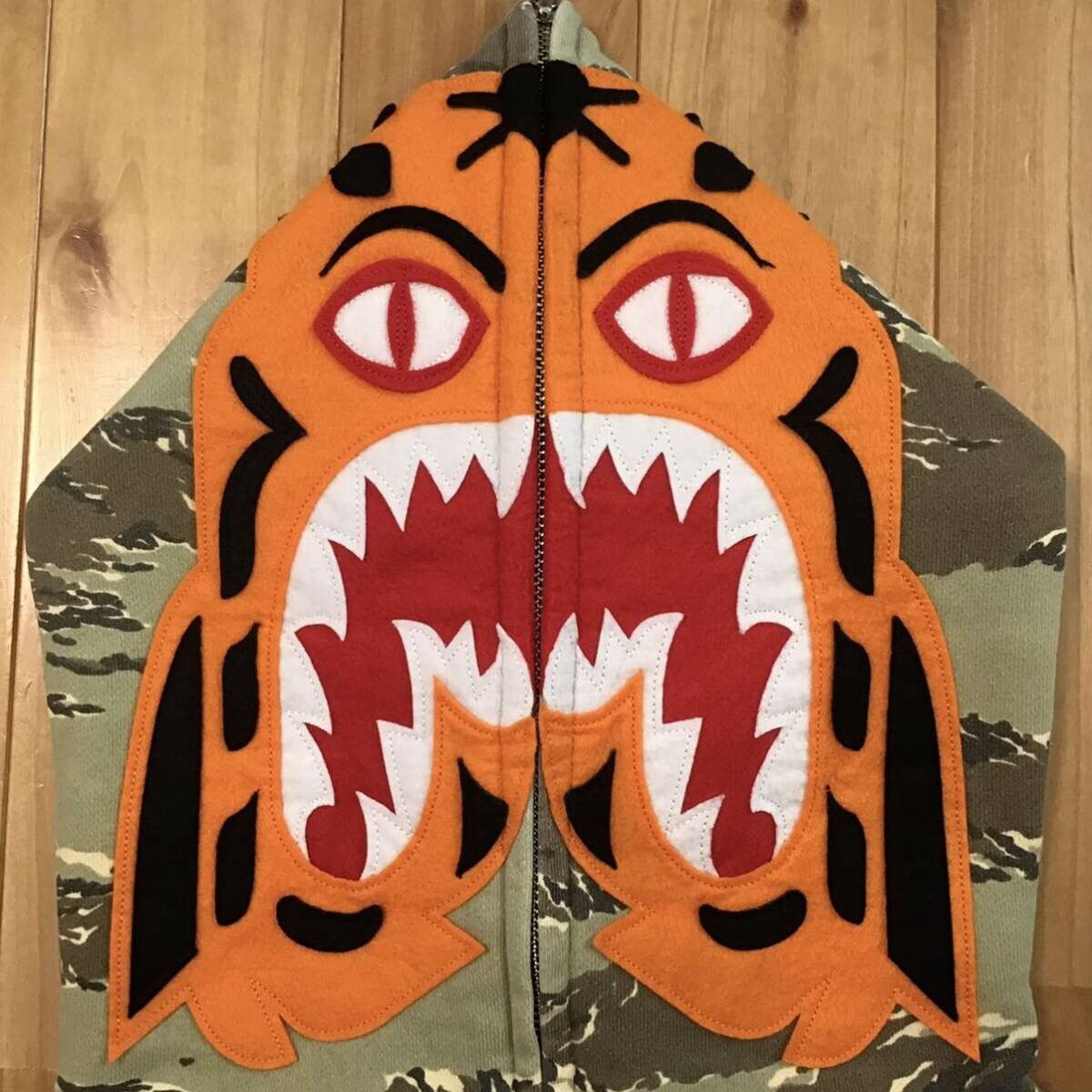 Bape BAPE Tiger full zip hoodie Desert camo a bathing ape Size US L / EU 52-54 / 3 - 3 Thumbnail