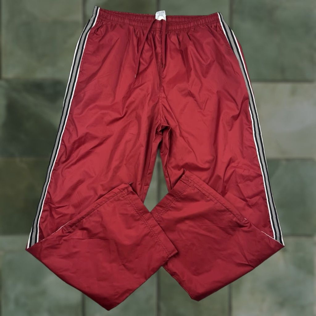 Old Navy VINTAGE Old Navy Track Pants Mens XL Red Nylon Drawstring 90s Hipster Grunge Y2K Activewear Baggy Punk Size US 36 / EU 52 - 1 Thumbnail