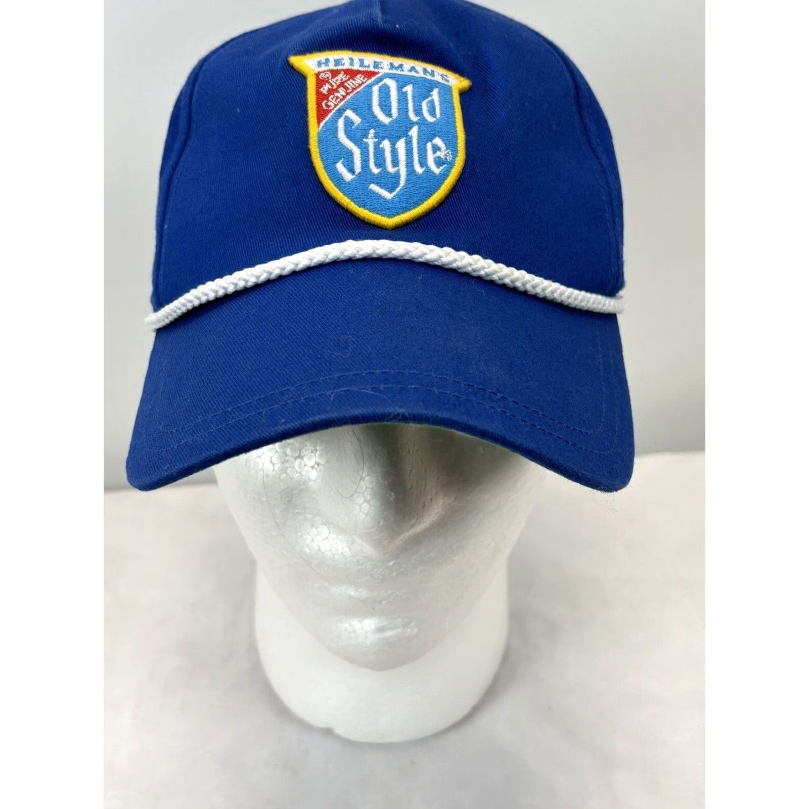 American Needle VINTAGE American Needle Baseball Cap Heileman's Old Style Blue SnapBack Mens One Size Size ONE SIZE - 2 Thumbnail