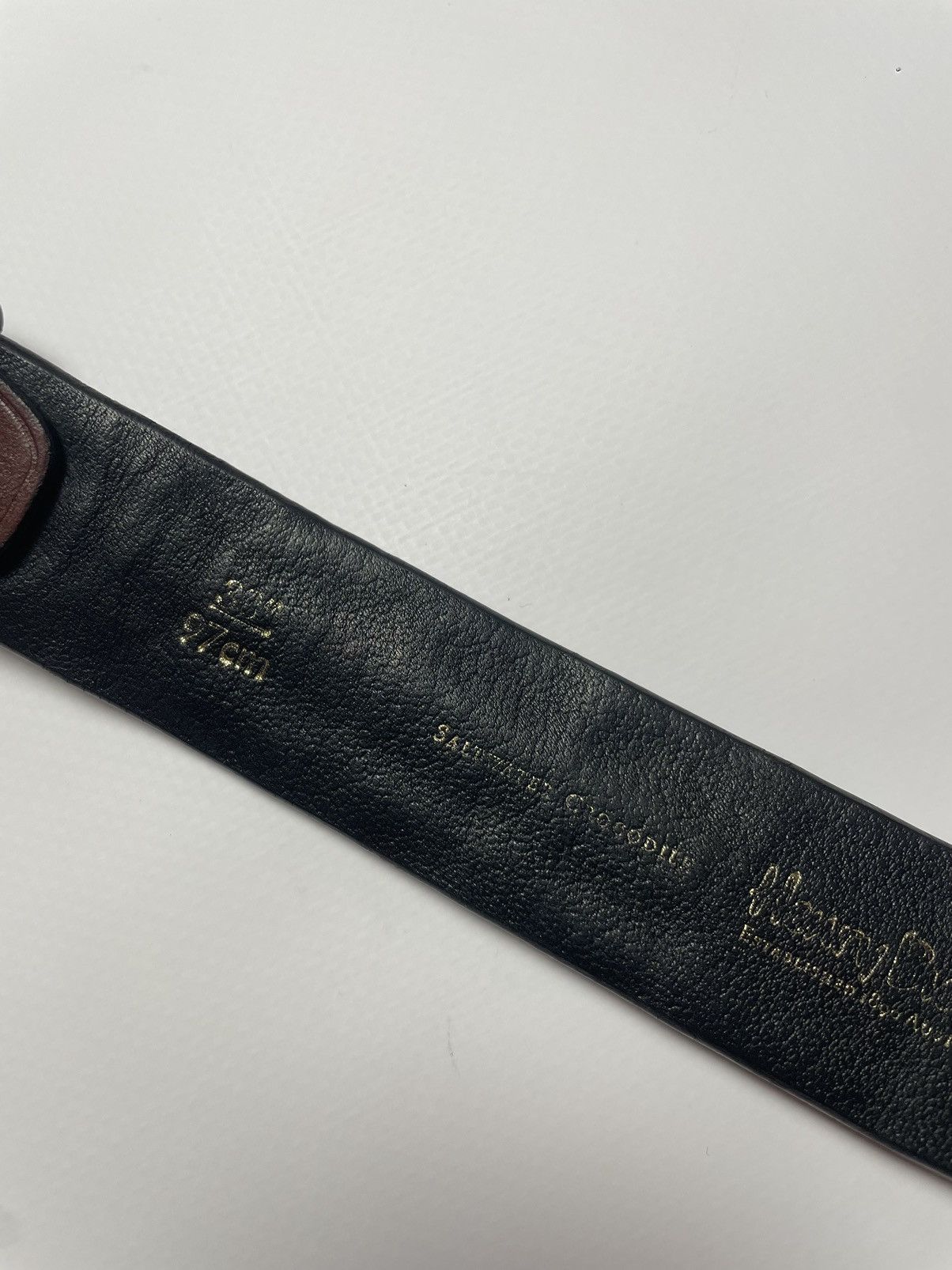 Genuine Leather × Hysteric Glamour Henry Bucks Australia Saltwater Crocodile Leather Belt Size ONE SIZE - 9 Thumbnail