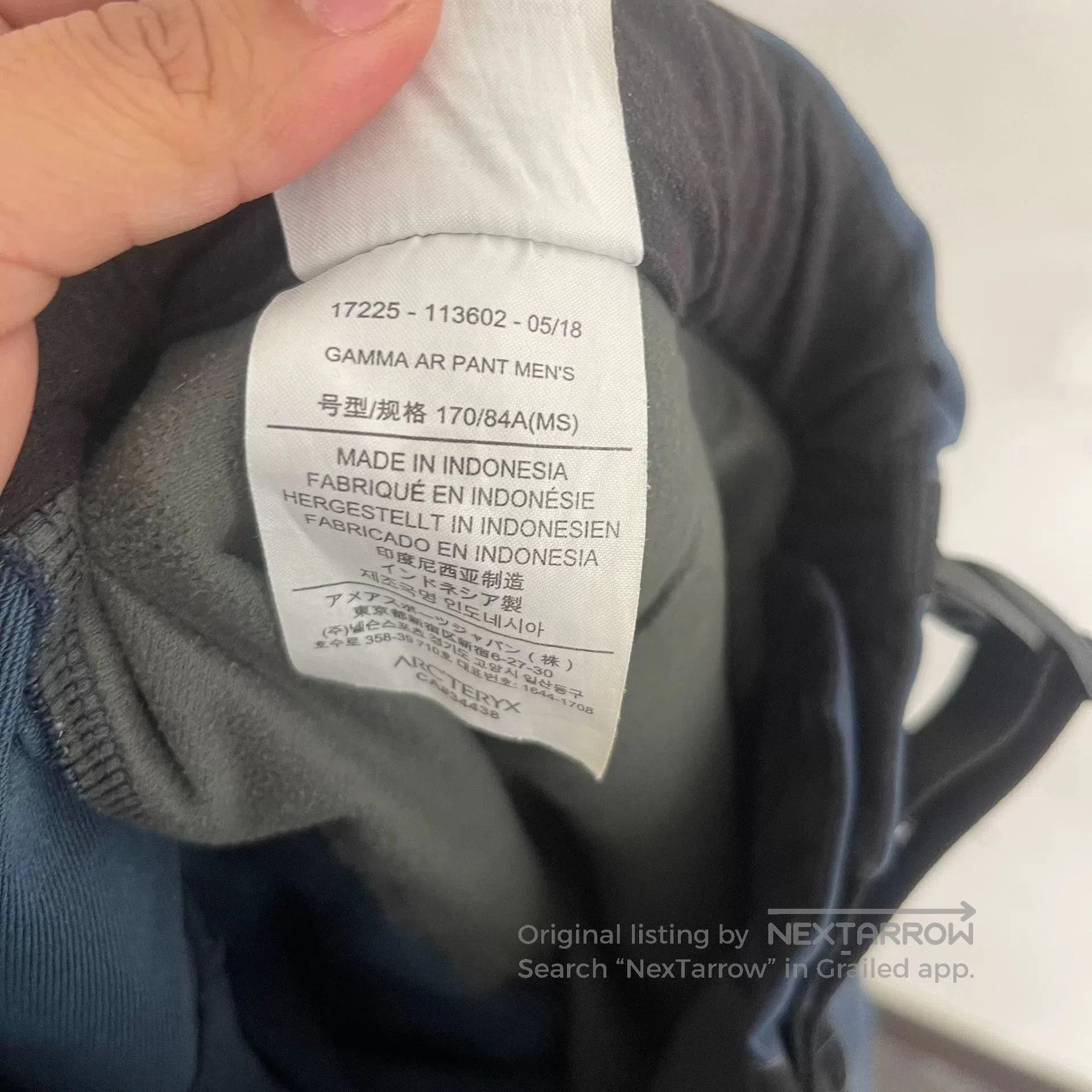 Arc'teryx Arcteryx GAMMA Ar Men's Long Sports Pants. Size US 34 / EU 50 - 3 Thumbnail