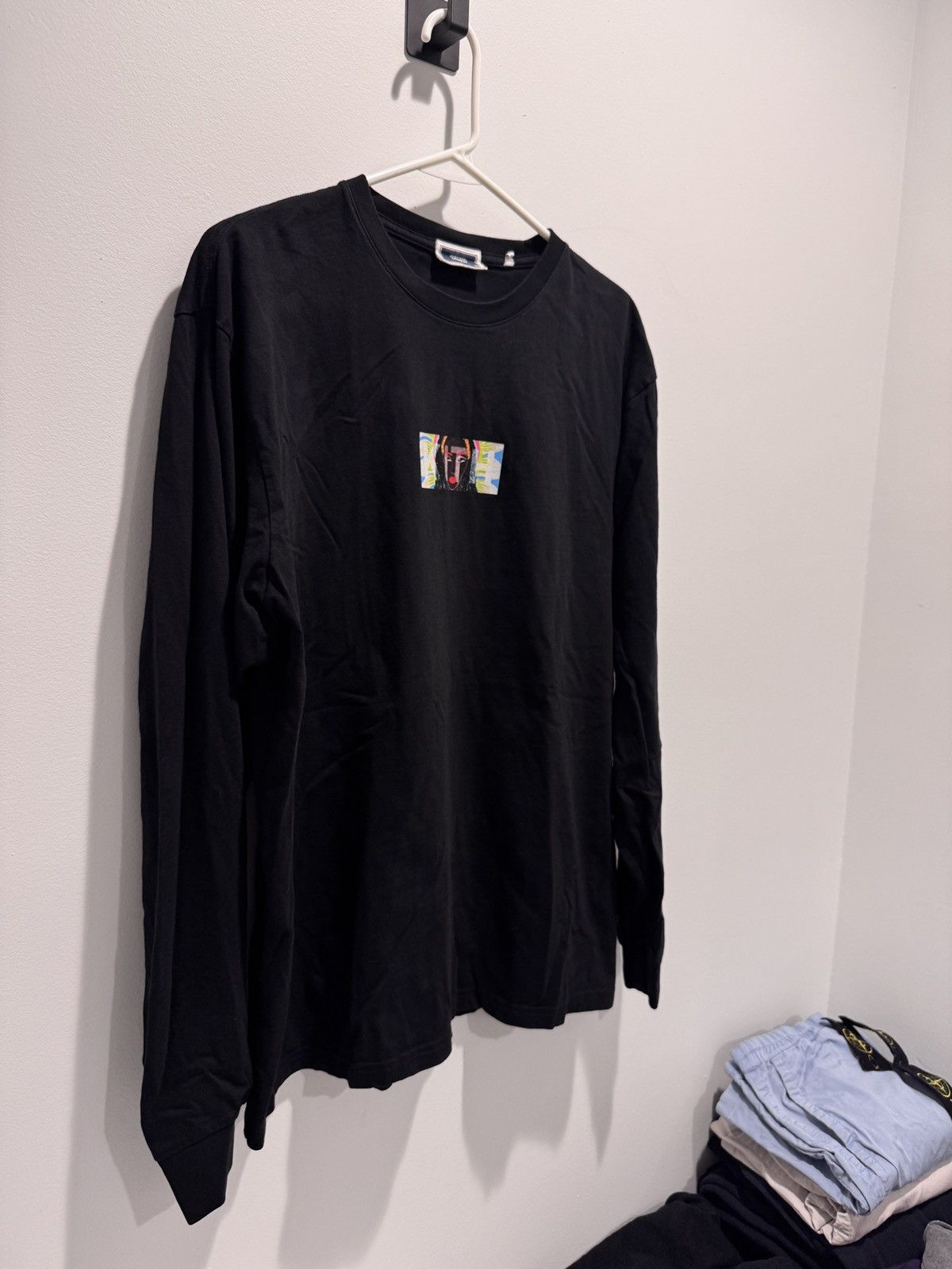 Kith Kith for B Robert Moore Classic Logo Black LS Tee Size M Size US M / EU 48-50 / 2 - 3 Thumbnail