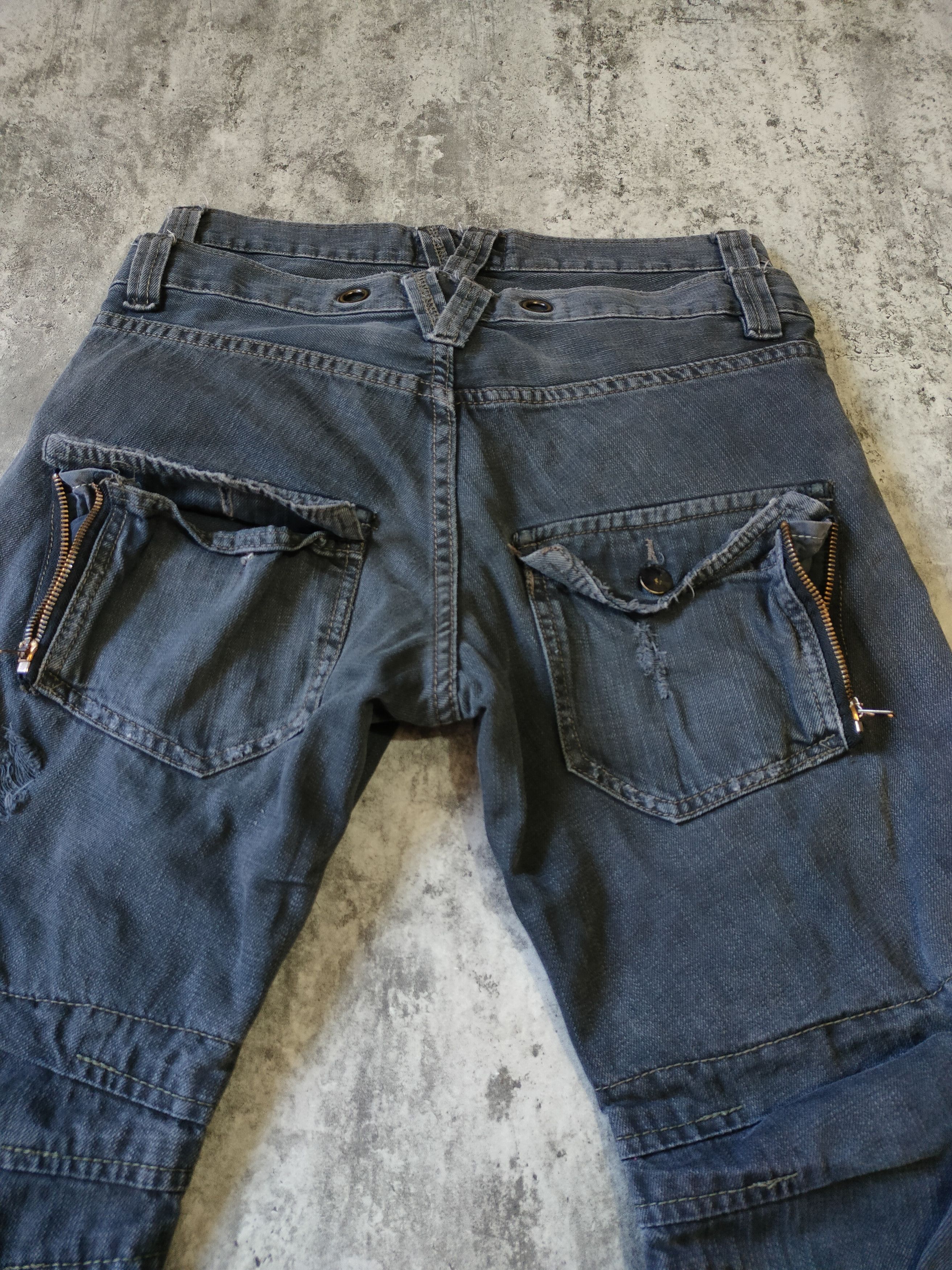 Hysteric Glamour Paper Double Weist Multipocket jeans Size US 31 - 9 Thumbnail