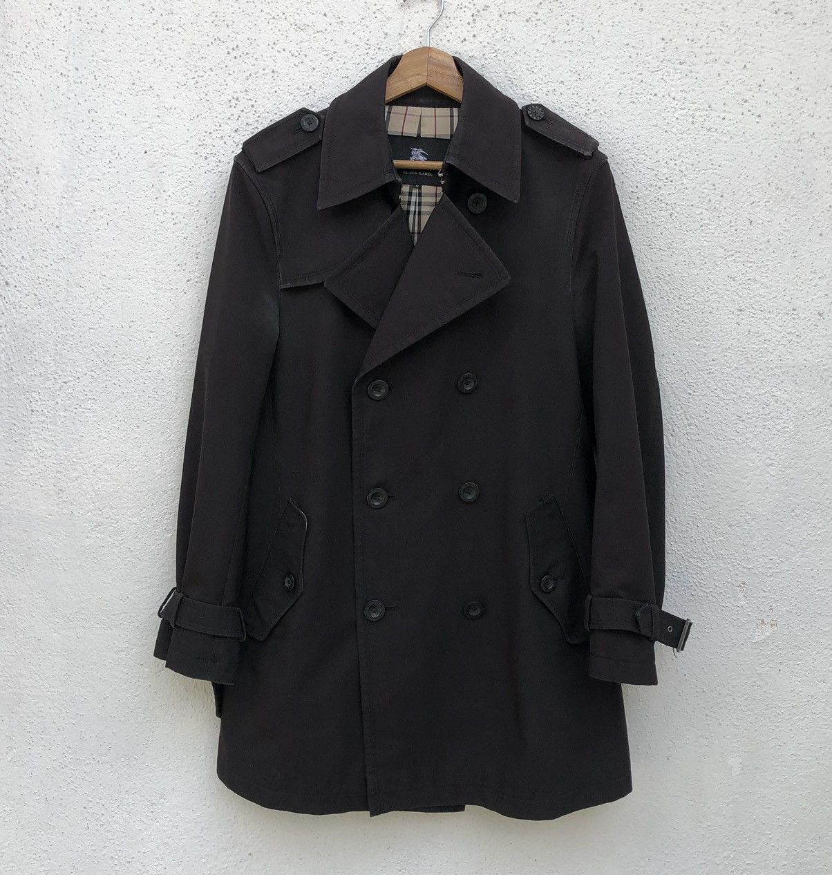 Burberry Burberry Black Label Lined Novacheck Trench Coat Size US M / EU 48-50 / 2 - 4 Thumbnail