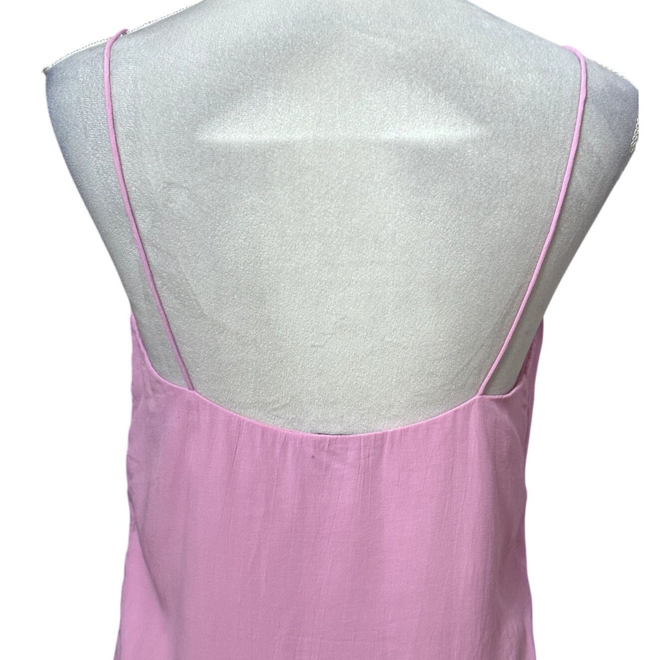 Other Something Navy Camisole Top V-Neck Low Back Pink Women's S Size S / US 4 / IT 40 - 5 Thumbnail