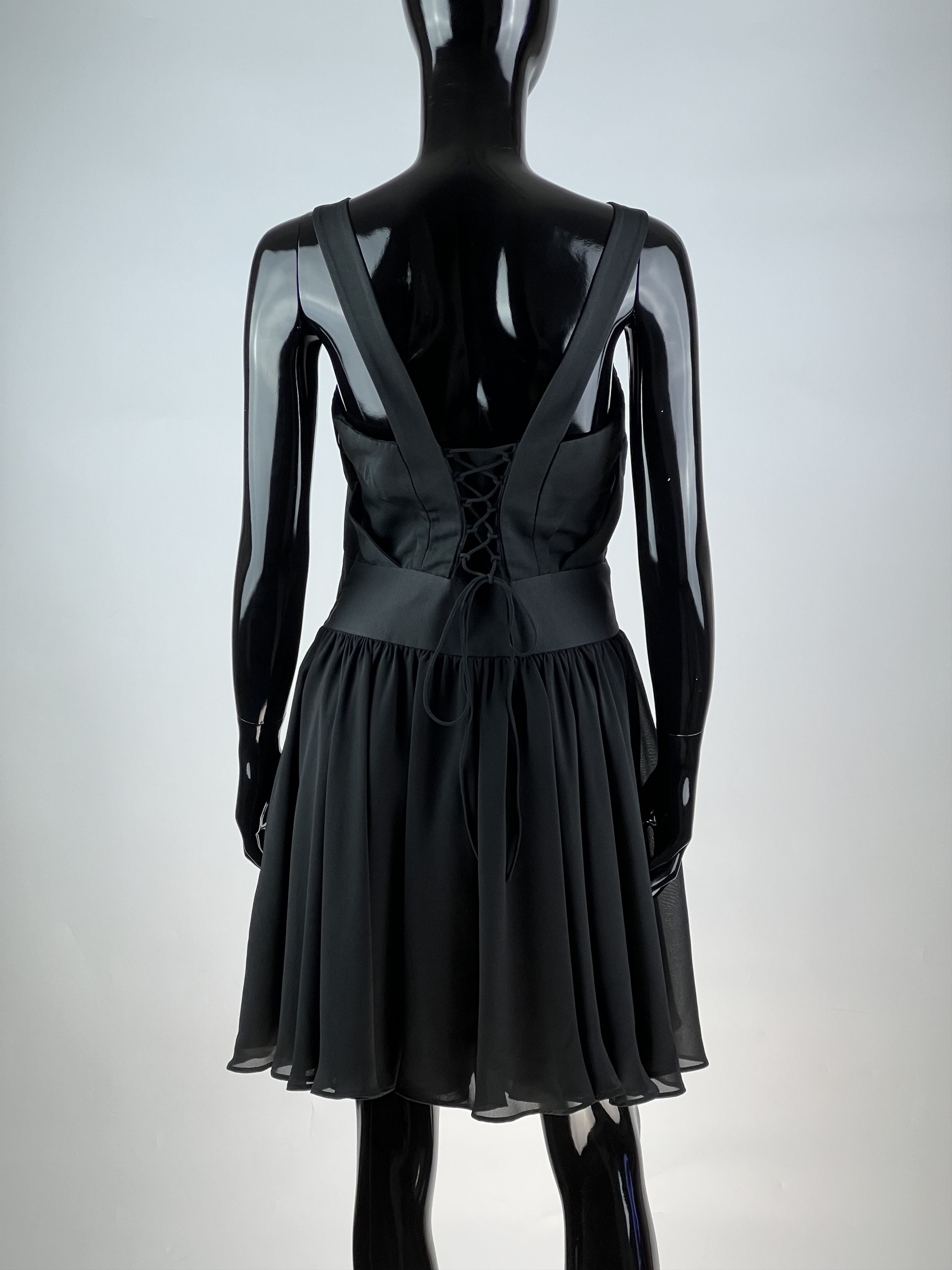 Reiss Reiss Black Dress Size US4 Size S / US 4 / IT 40 - 3 Thumbnail