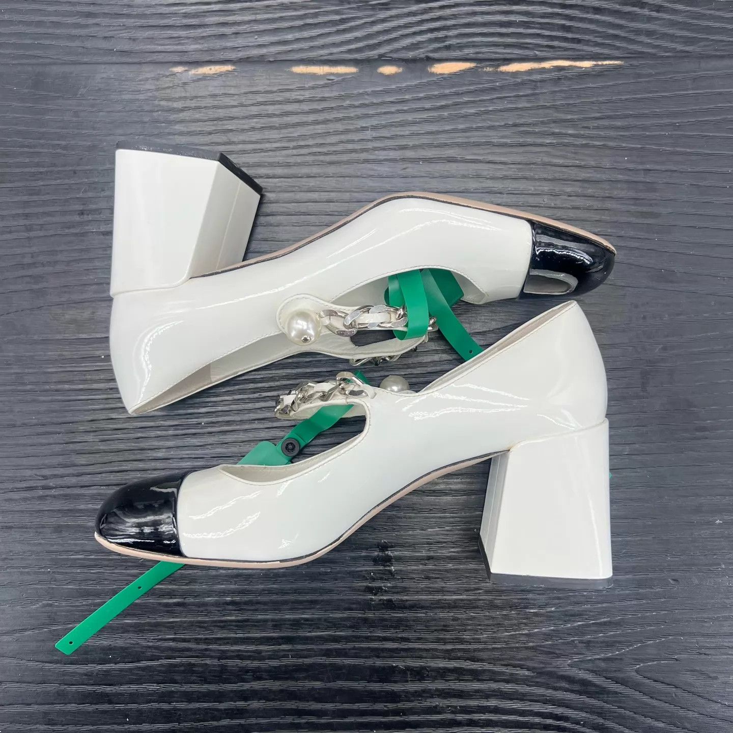 Miu Miu MIU MIU Black & White Mary Jane Shoes Worn 2x 36 With Box Size US 5.5 / IT 35.5 - 2 Thumbnail