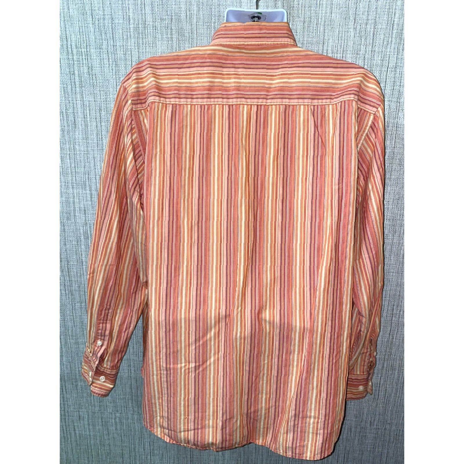 Robert Graham Robert Graham Striped Button-Up Shirt XL Long Sleeve Casual Multicolor Mens Size US XL / EU 56 / 4 - 6 Thumbnail