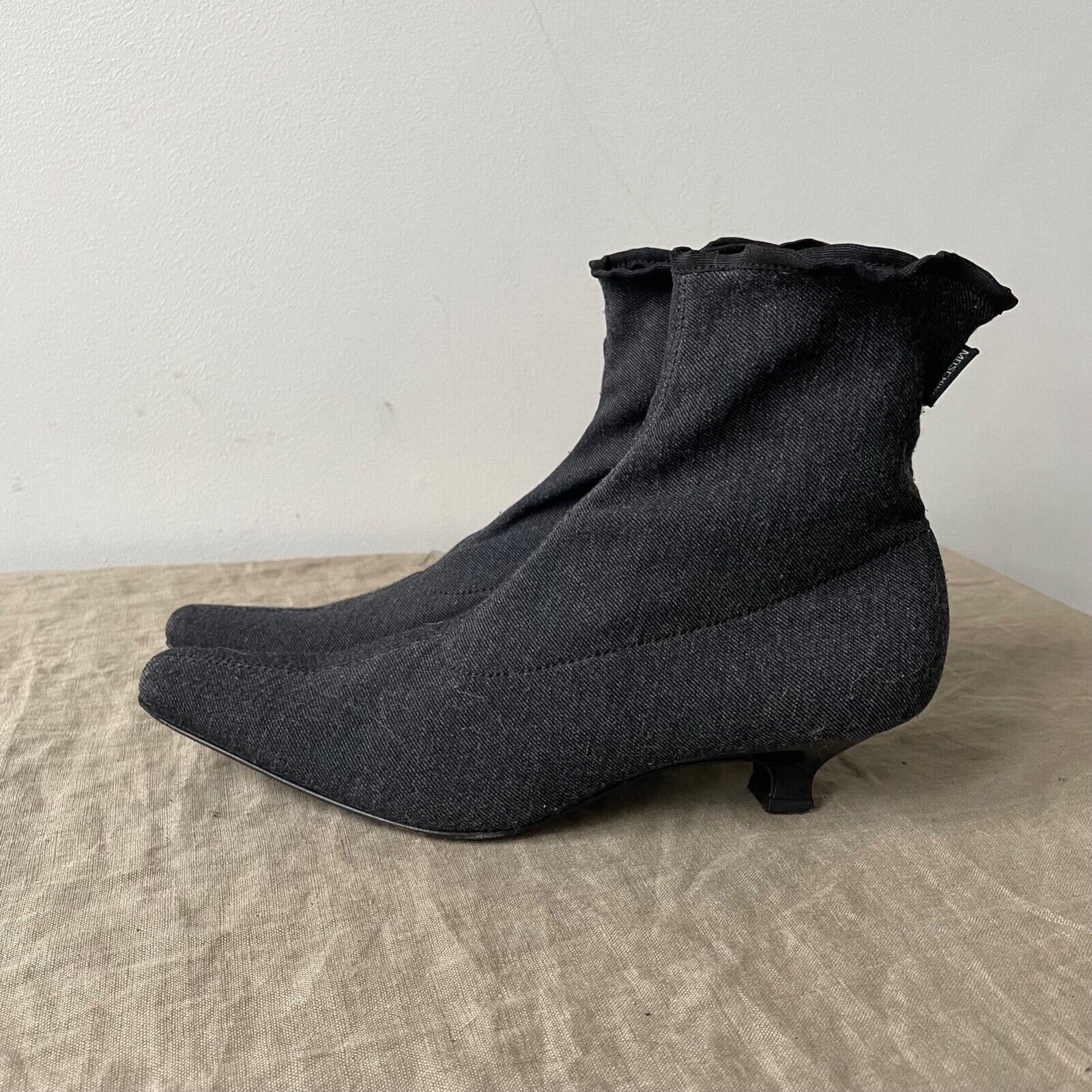 Moschino Moschino Cheap Chic Socks Kitten Heel Shoes 8512AC Size US 6.5 / IT 36.5 - 2 Thumbnail