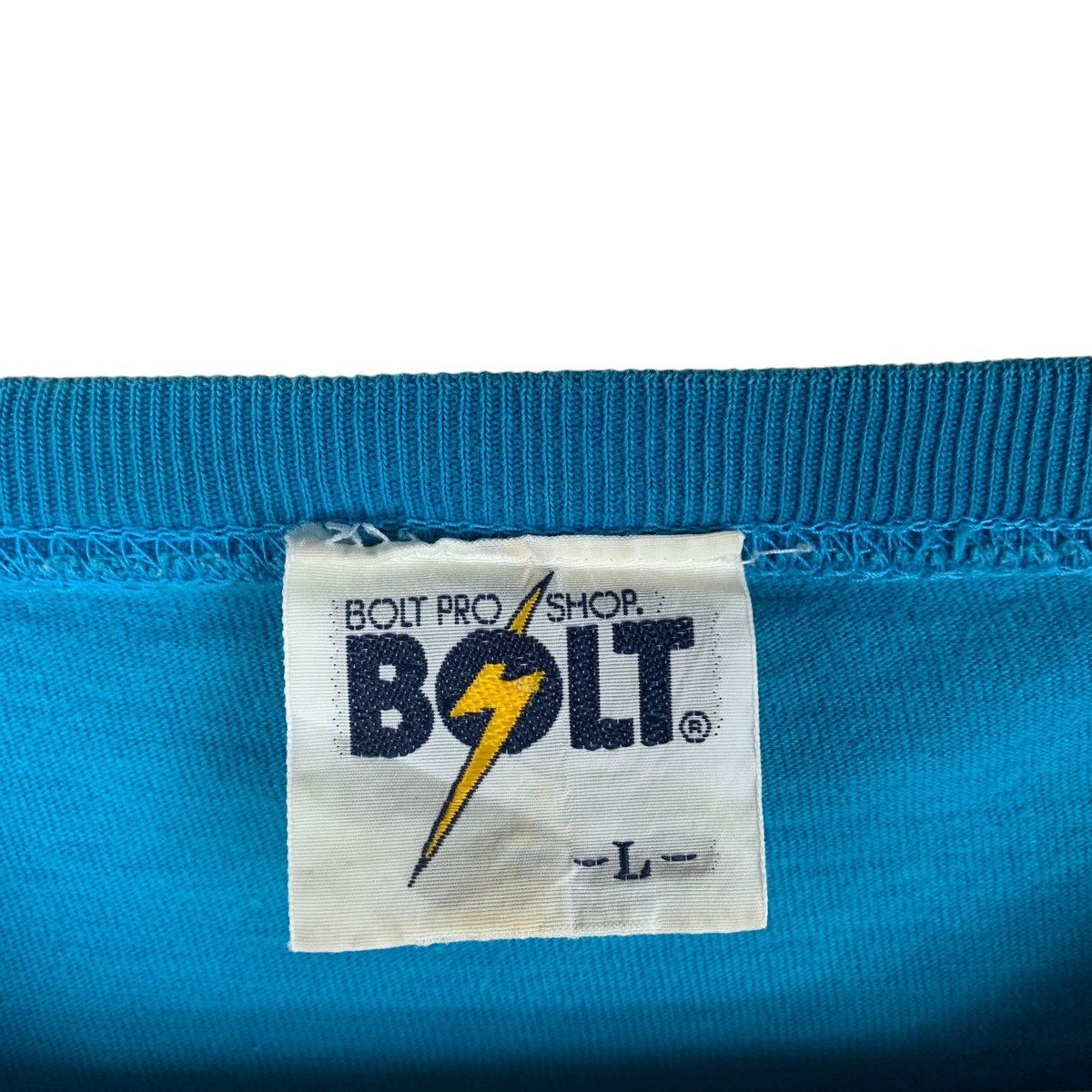 Vintage Vintage 90s LIGHTNING BOLT big spellout back hit Surfing tee Size US L / EU 52-54 / 3 - 4 Thumbnail