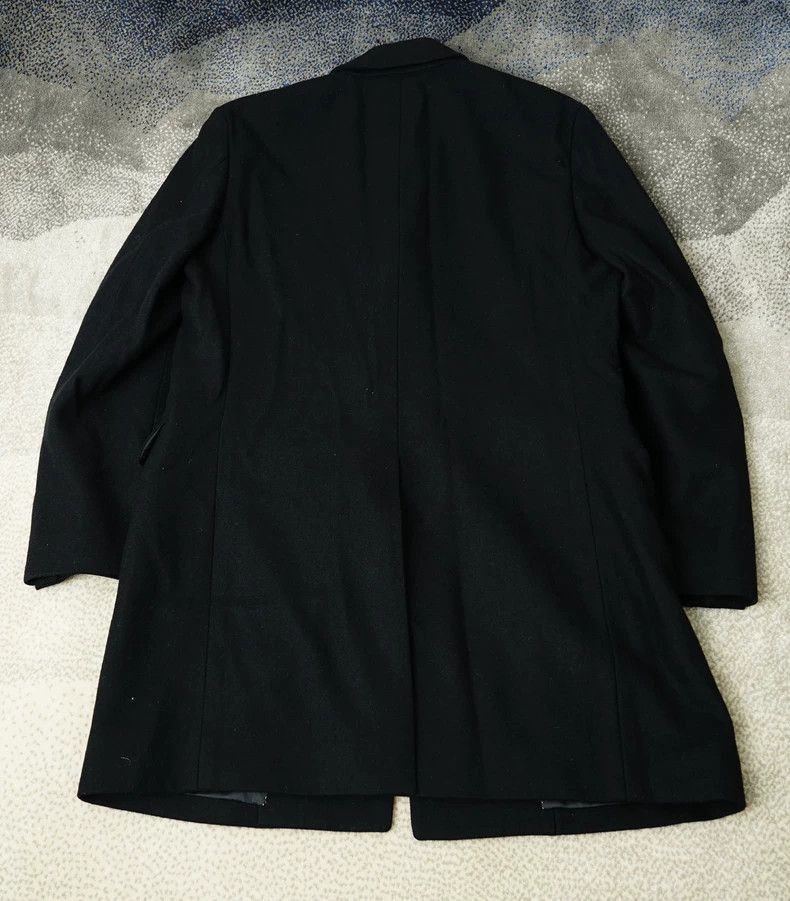 Yohji Yamamoto Yohji Yamamoto Yohji Yamamoto Wool Long Coat Orange Black Size US M / EU 48-50 / 2 - 8 Thumbnail