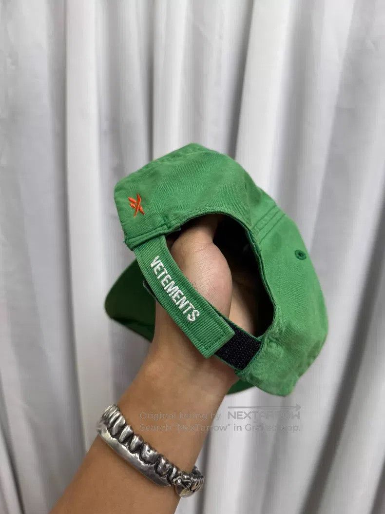 Vetements Vetements Tuesday embroidered distressed washed hat| Size ONE SIZE - 3 Thumbnail