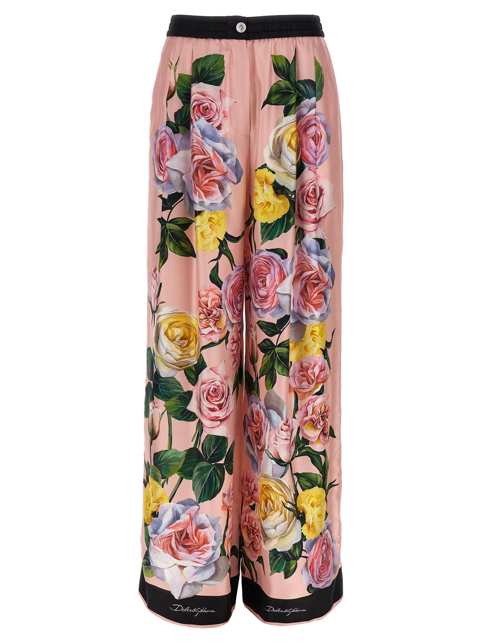 Dolce & Gabbana Floral Pants Size 36" / US 14 / IT 50 - 1 Thumbnail