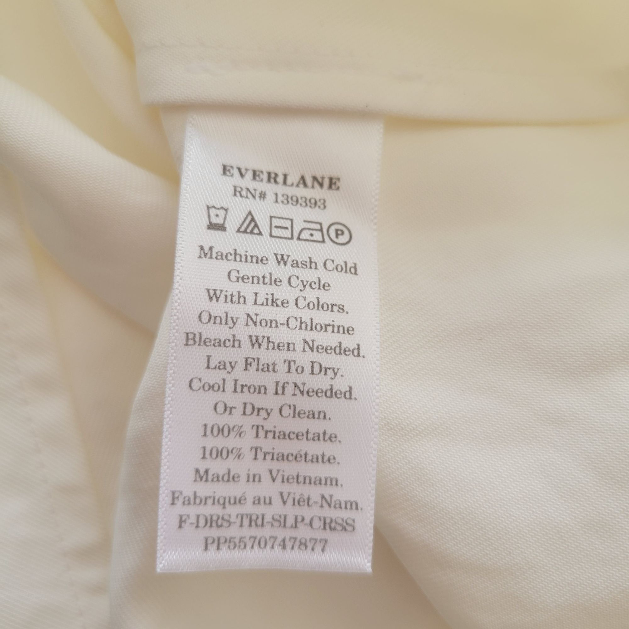 Everlane Everlane 14 White Midi Japanese GoWeave Cross Back Slip Dres Size XL / US 12-14 / IT 48-50 - 3 Thumbnail