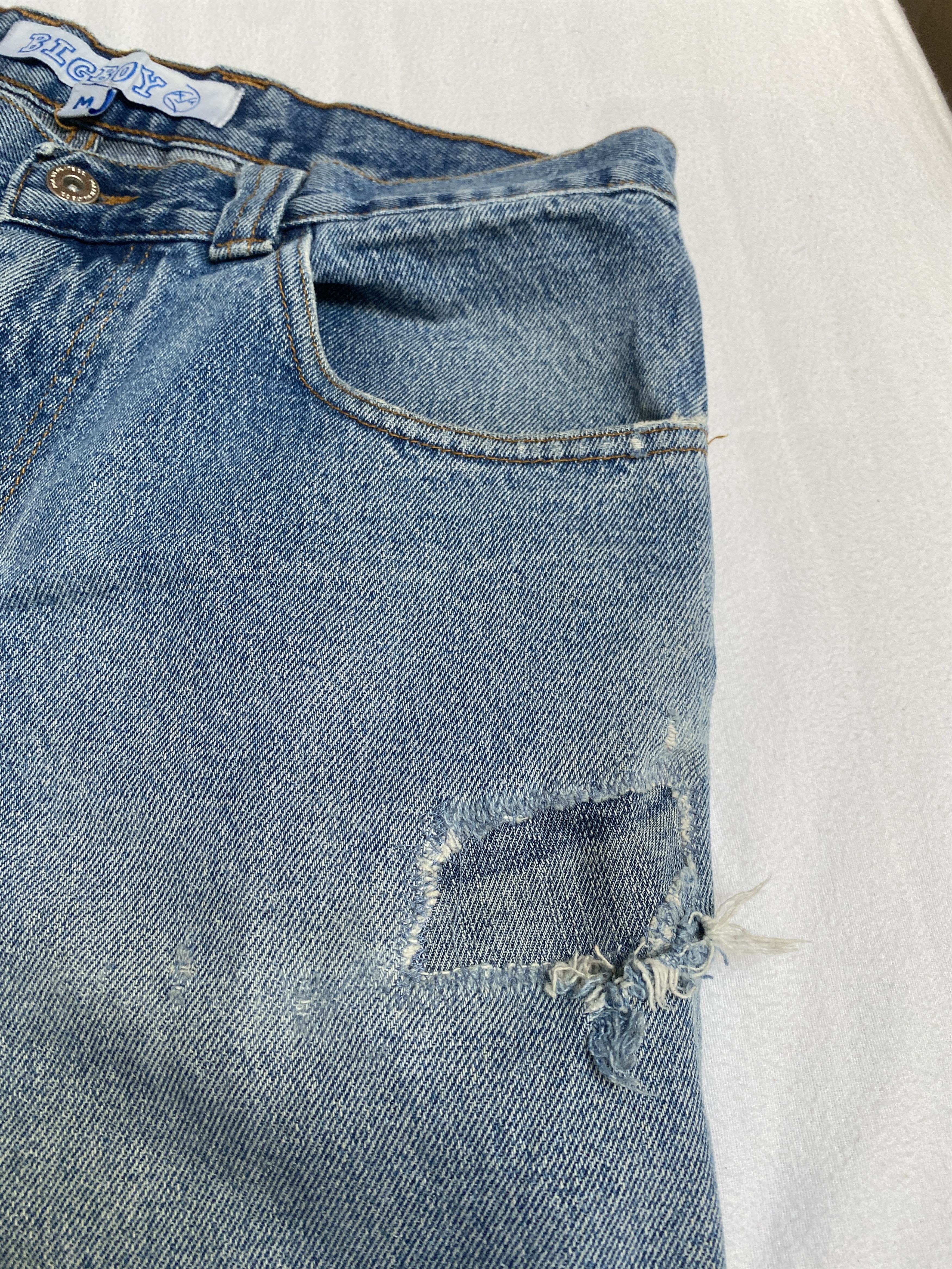 Polar Skate Co. Polar Skate Big Boy distressed denim jeans pants Size US 32 / EU 48 - 9 Thumbnail