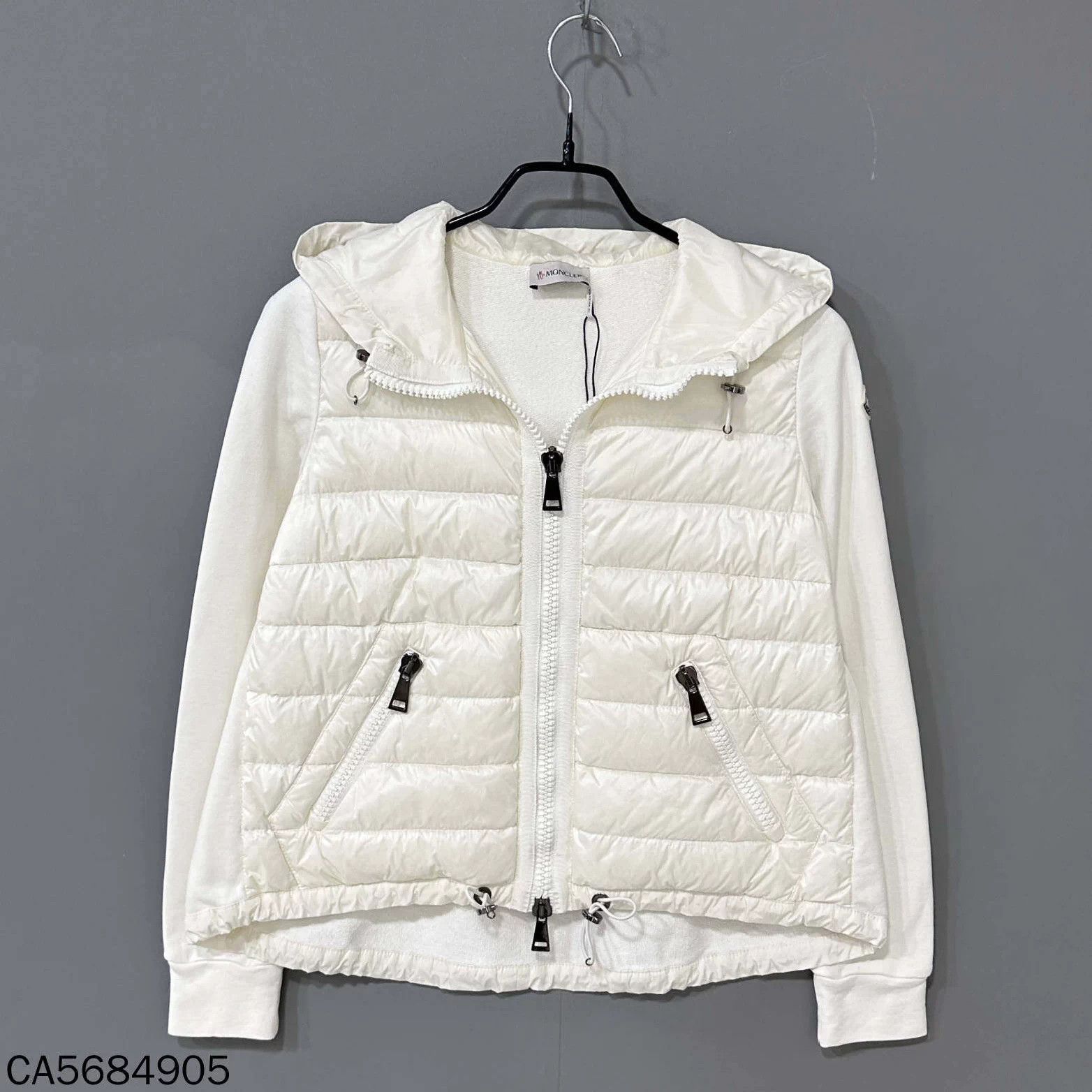 Moncler Moncler Knit Patchwork Hooded Jacket XS Size XS / US 0-2 / IT 36-38 - 1 Thumbnail