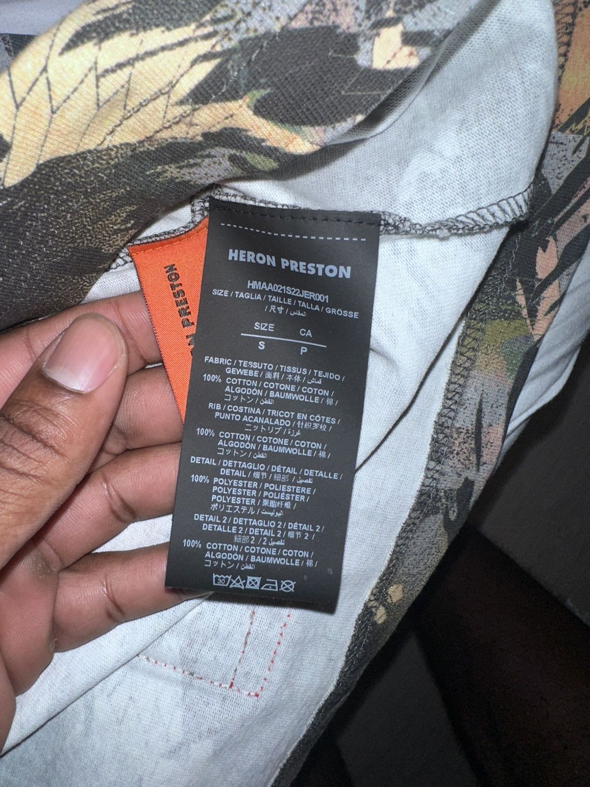 Heron Preston Heron Preston Camouflage Graphic Tee Size US M / EU 48-50 / 2 - 7 Thumbnail