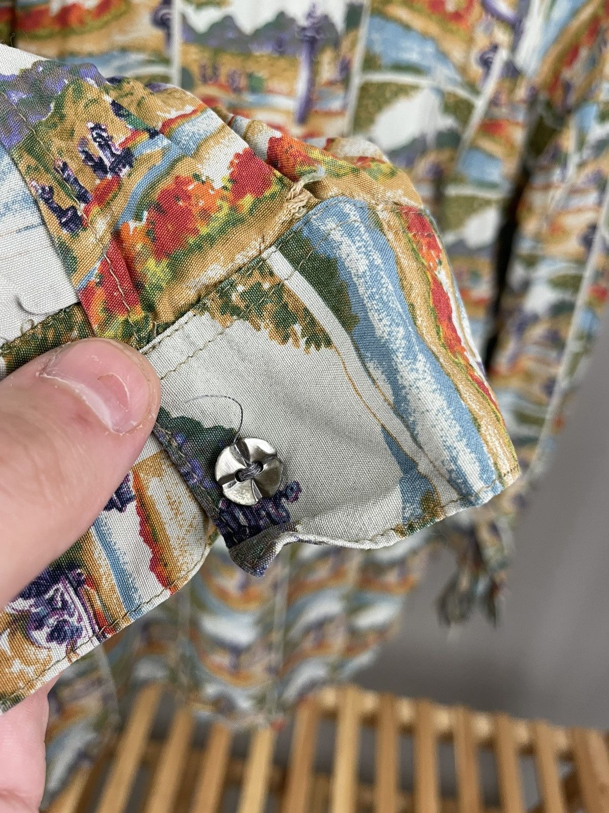 Ted Baker Vintage ted baker viscose shirt size M-L Size US L / EU 52-54 / 3 - 5 Thumbnail