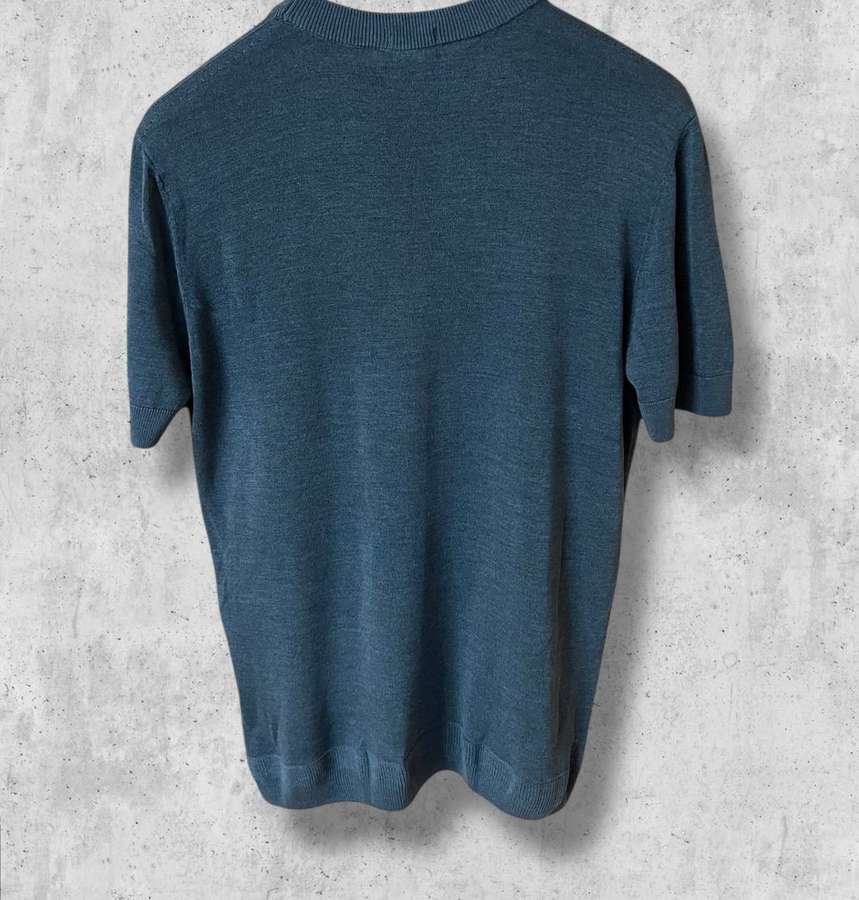 Hugo HUGO BOSS Silk knitted SOPRANO style tee t shirt classic Size US L / EU 52-54 / 3 - 2 Thumbnail