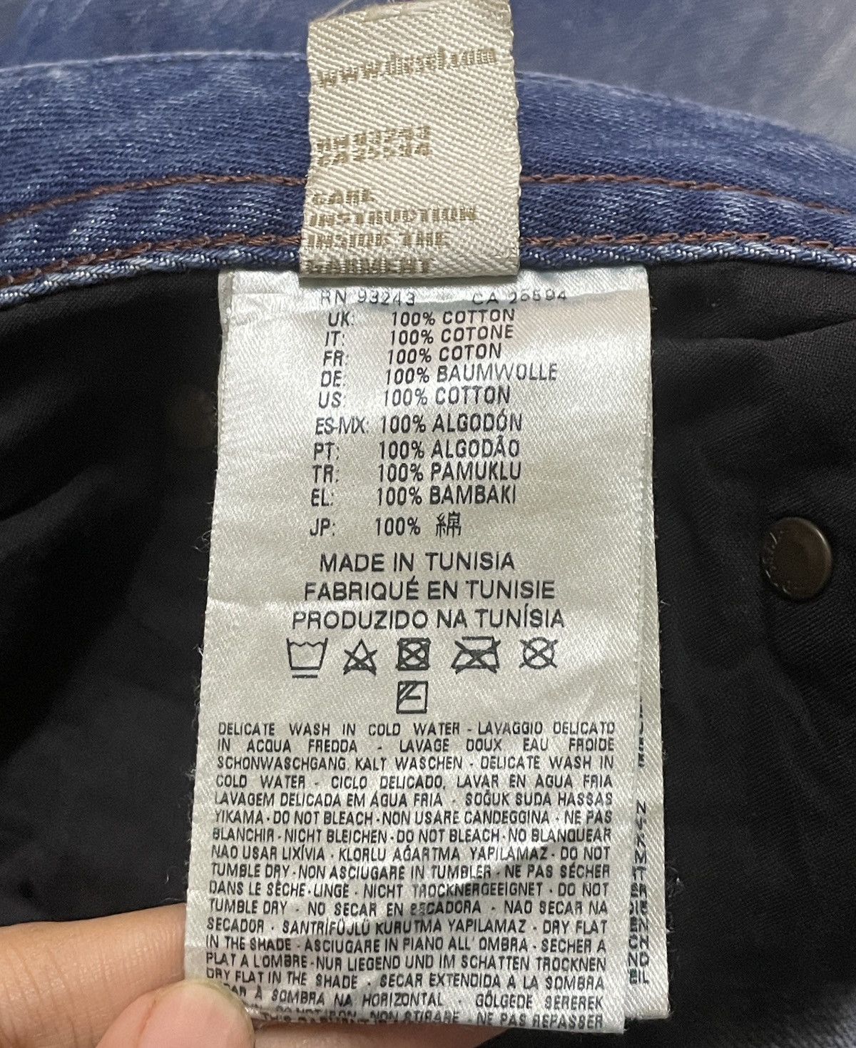 Diesel Very Rare Design Vintage Diesel Travar Oversized Jeans 1990s Size US 40 / EU 56 - 13 Thumbnail